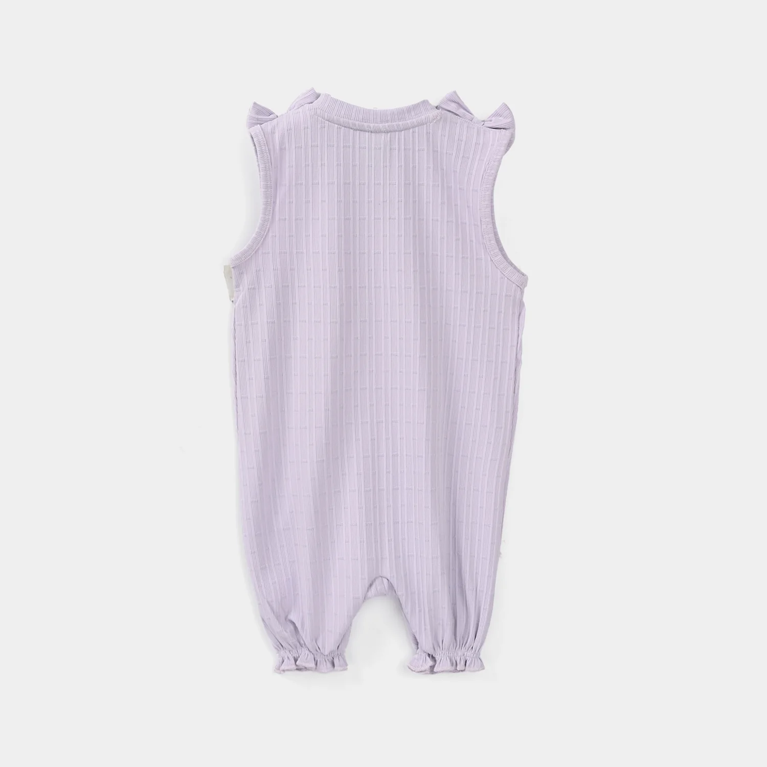 Infant Girls Jacquard Knitted Romper (KITTY) - Purple - Image 4
