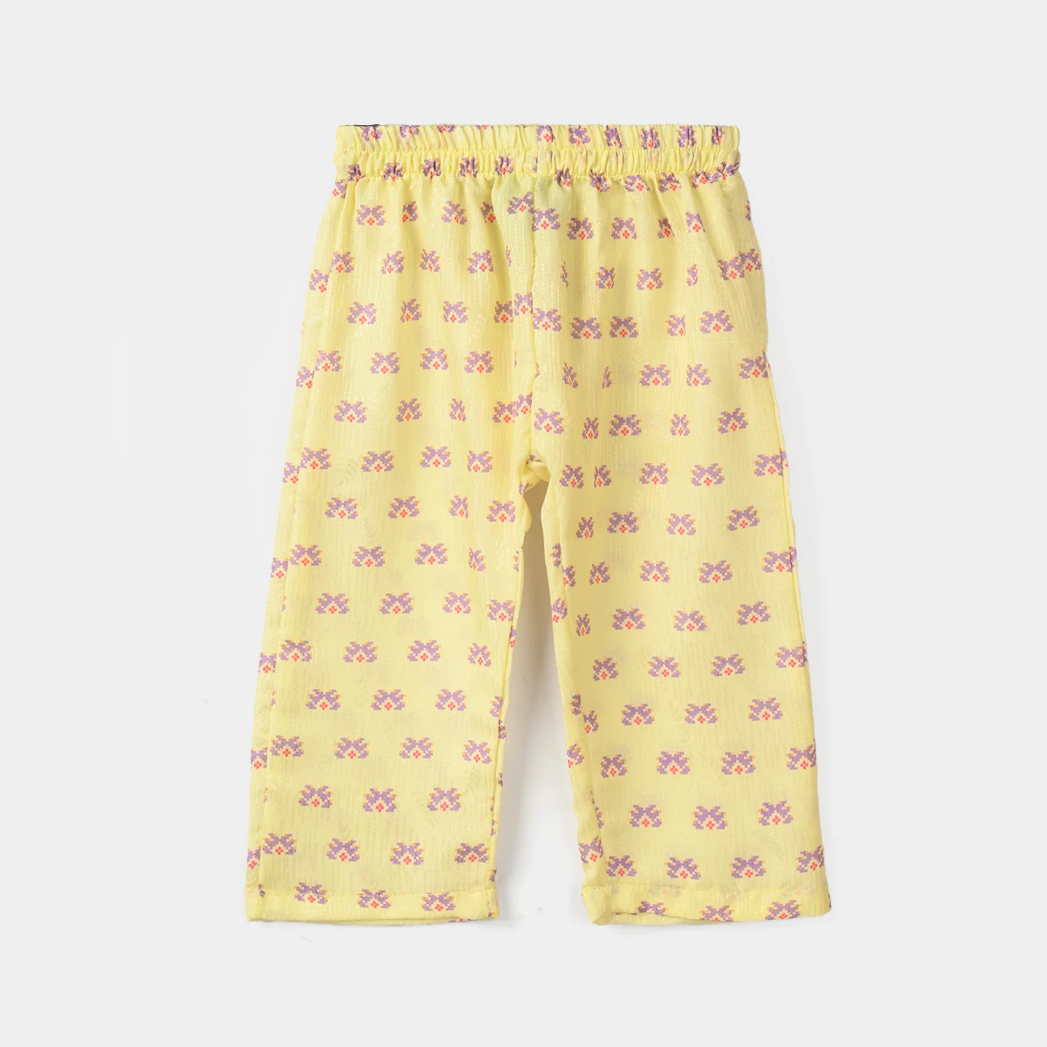 Infant Girls Jacquard Printed 2-Piece Set (Skyler) - Yellow - Image 5