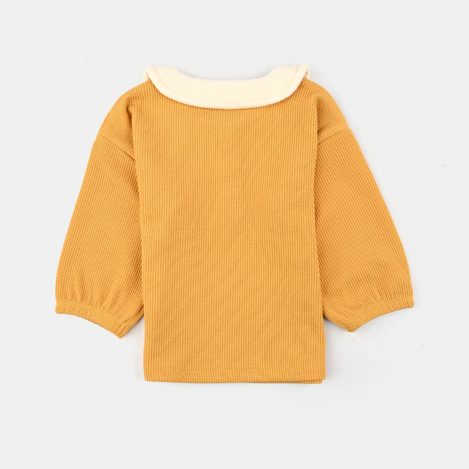 Infant Girls Jacquard Suit - Yellow - Image 4