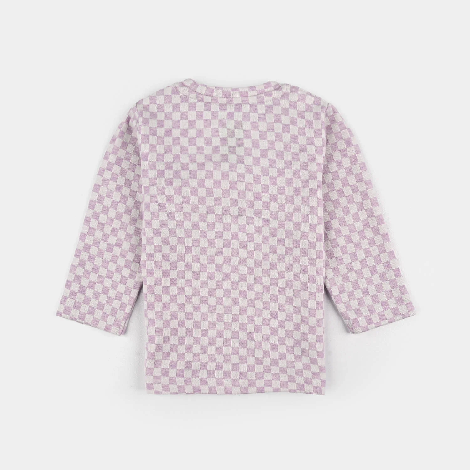 Infant Girls Jacquard Suit - Purple - Image 4