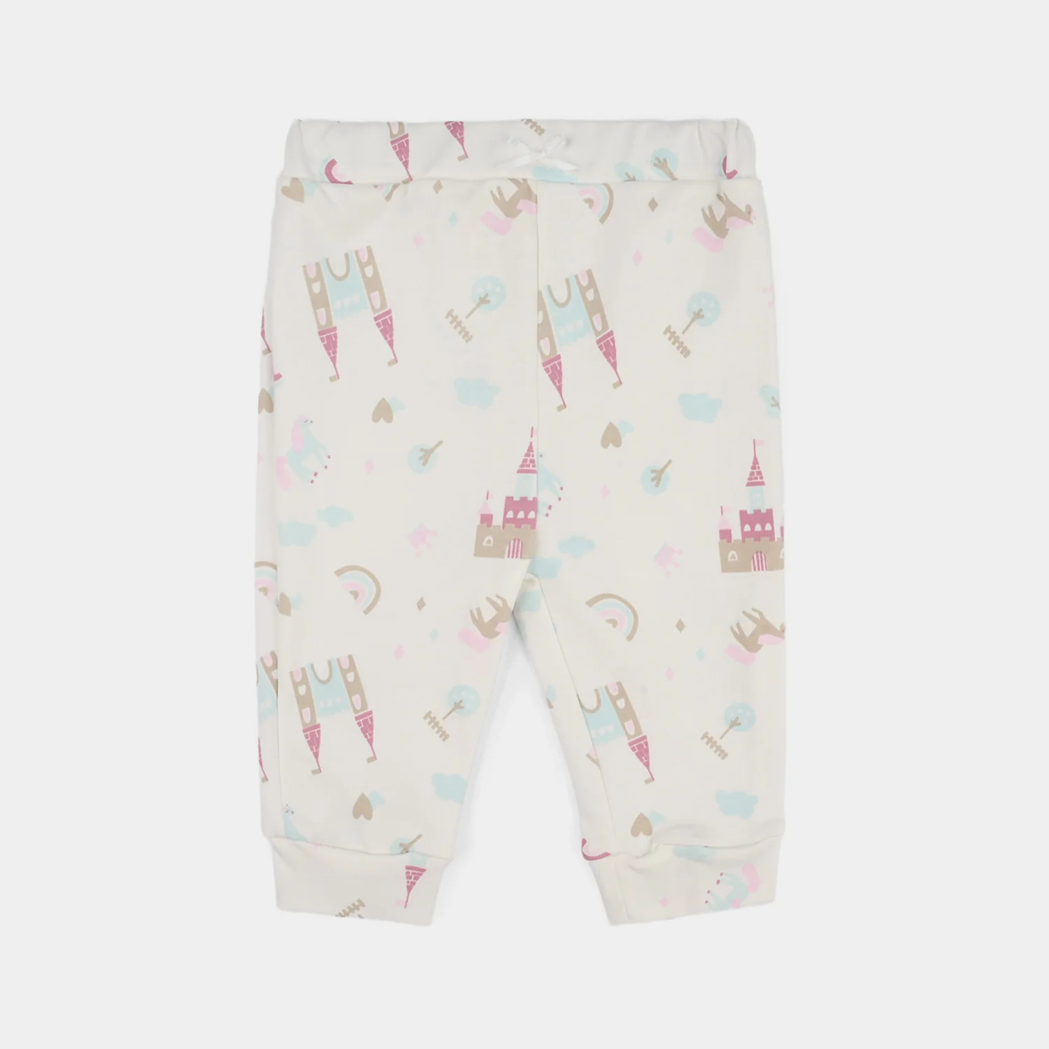Infant Girls Jersey/Terry 2Pc Suit - Blue - Image 6