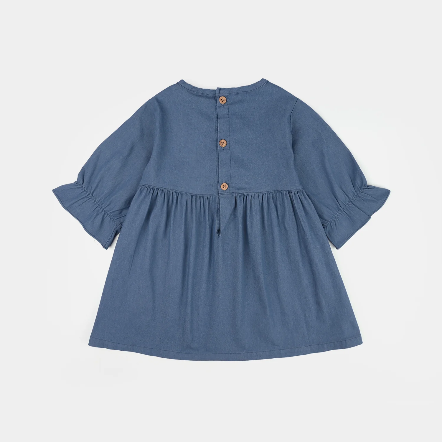 Infant Girls Jersey/Terry 2Pc Suit - Navy - Image 4