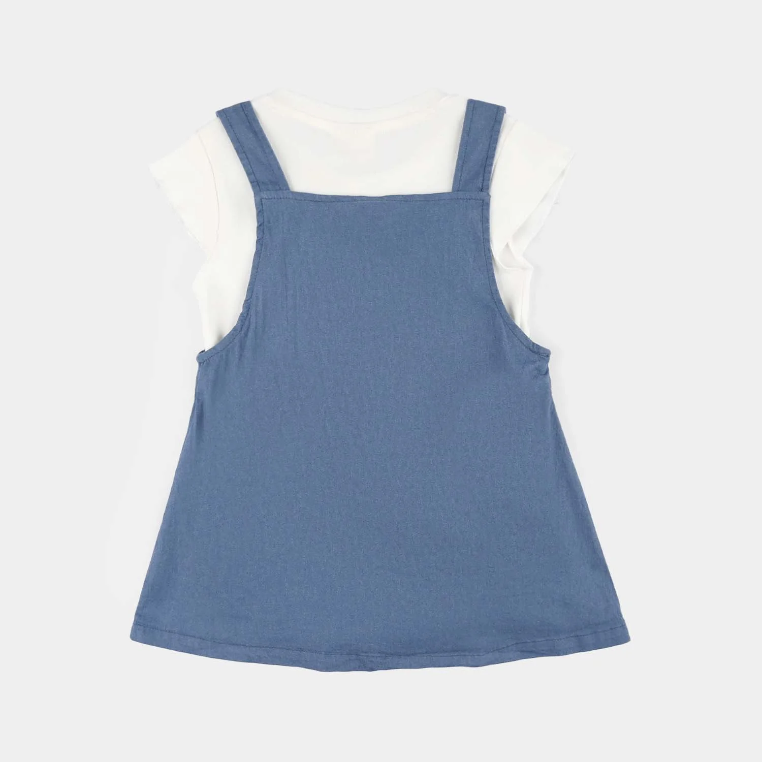 Infant Girls Jersey/Terry 2Pc Suit - Navy - Image 4