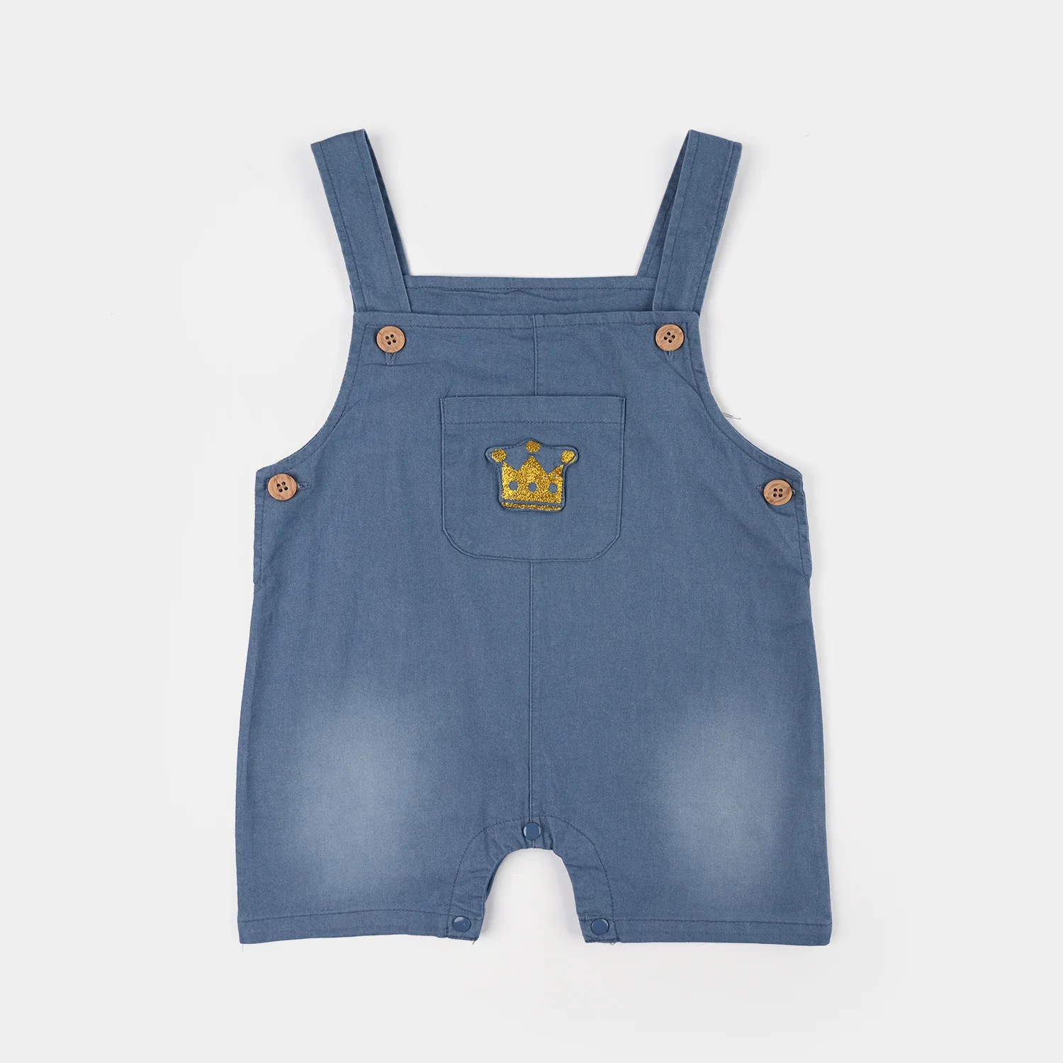 Infant Girls Jersey/Terry 2Pc Suit - Blue - Image 4