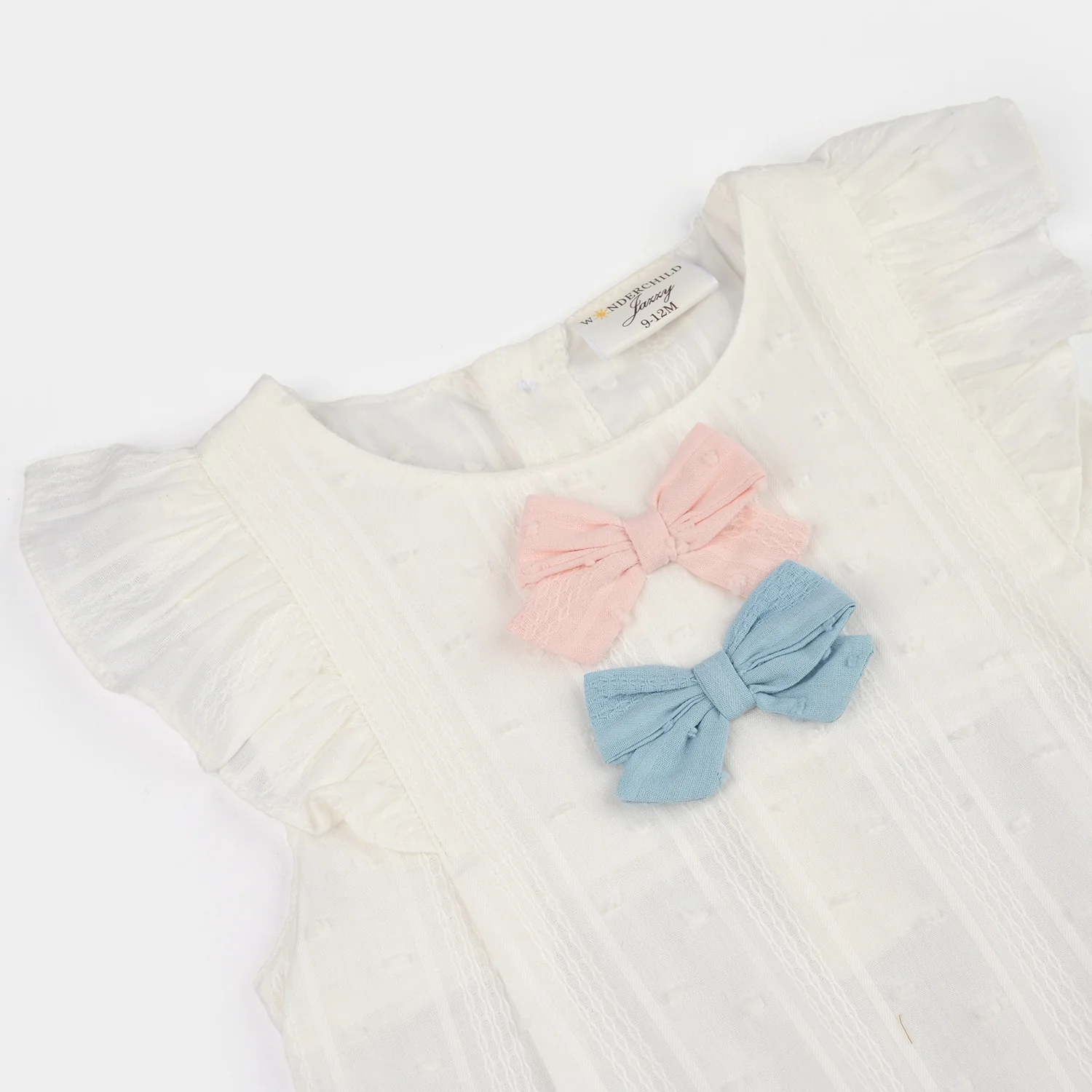 Infant Girls Jersey/Terry 2Pc Suit - Pink - Image 3