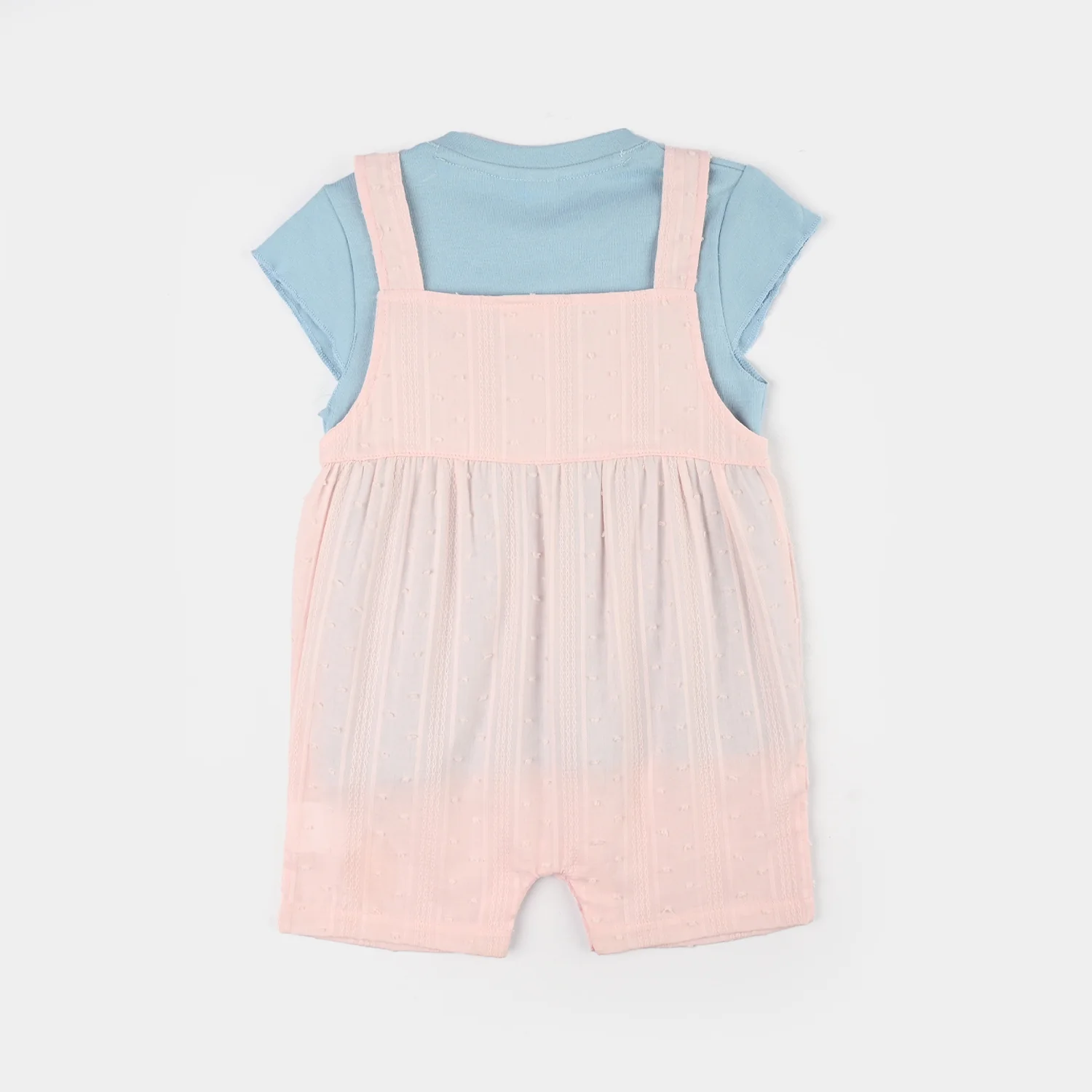 Infant Girls Jersey/Terry 2Pc Suit - Pink - Image 3