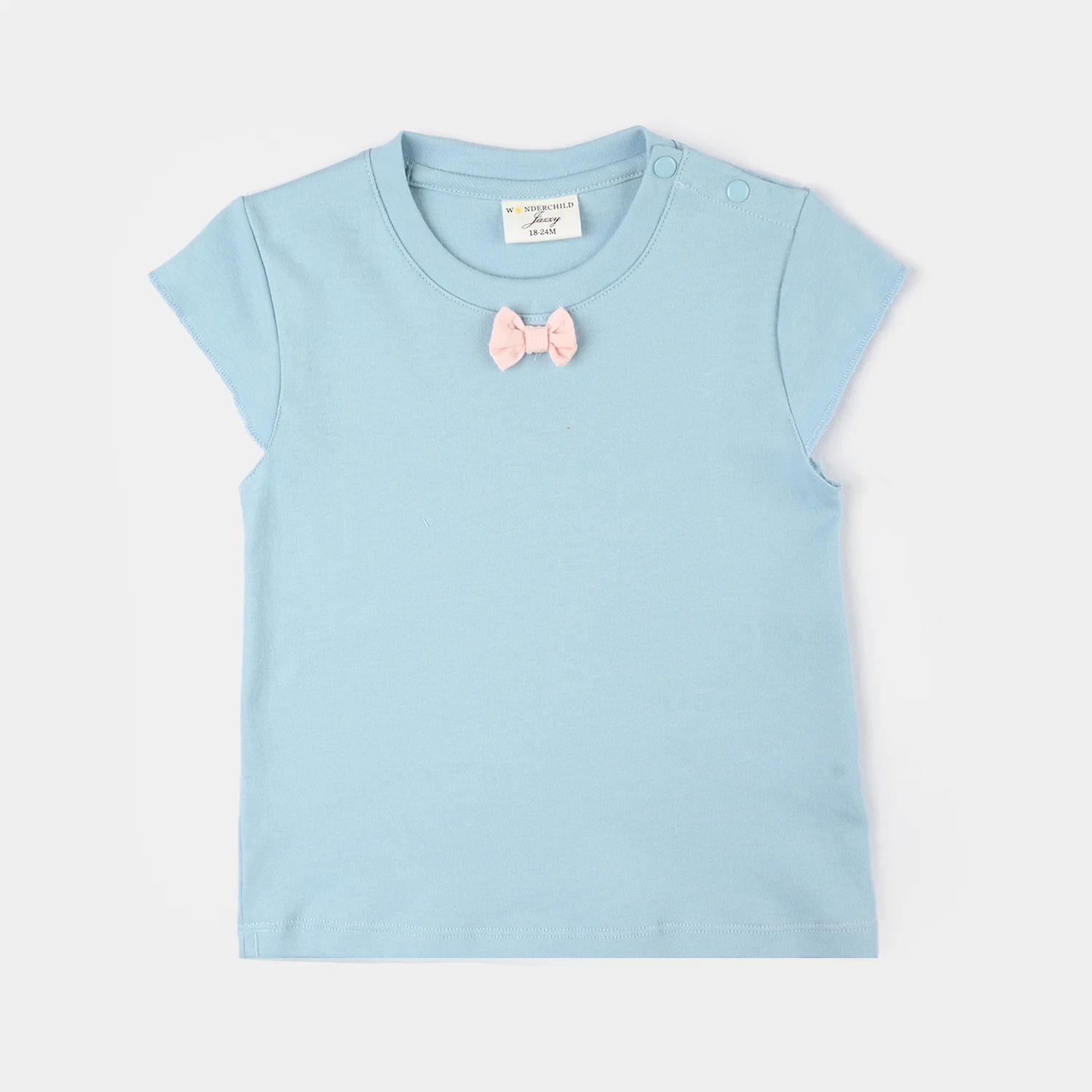 Infant Girls Jersey/Terry 2Pc Suit - Pink - Image 4