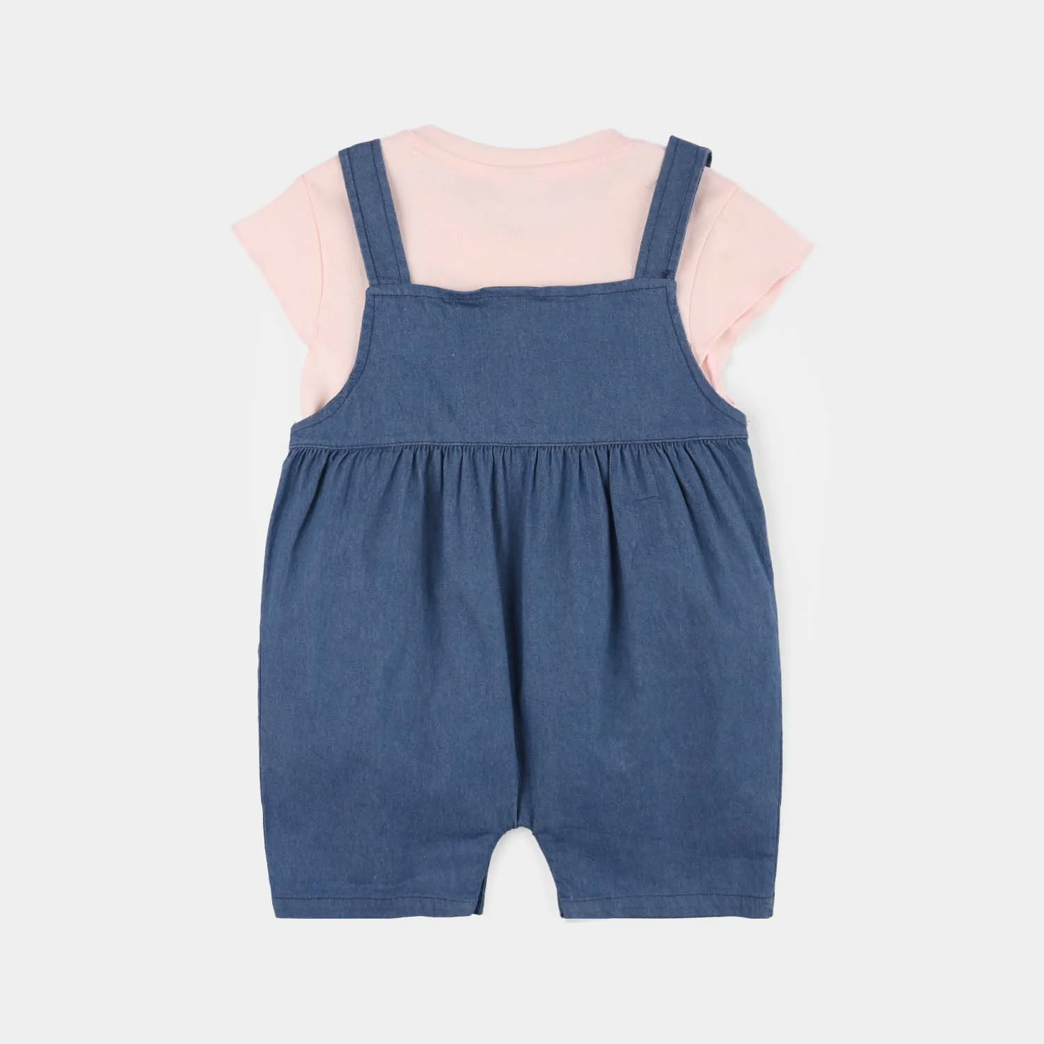 Infant Girls Jersey/Terry 2Pc Suit - Pink - Image 4