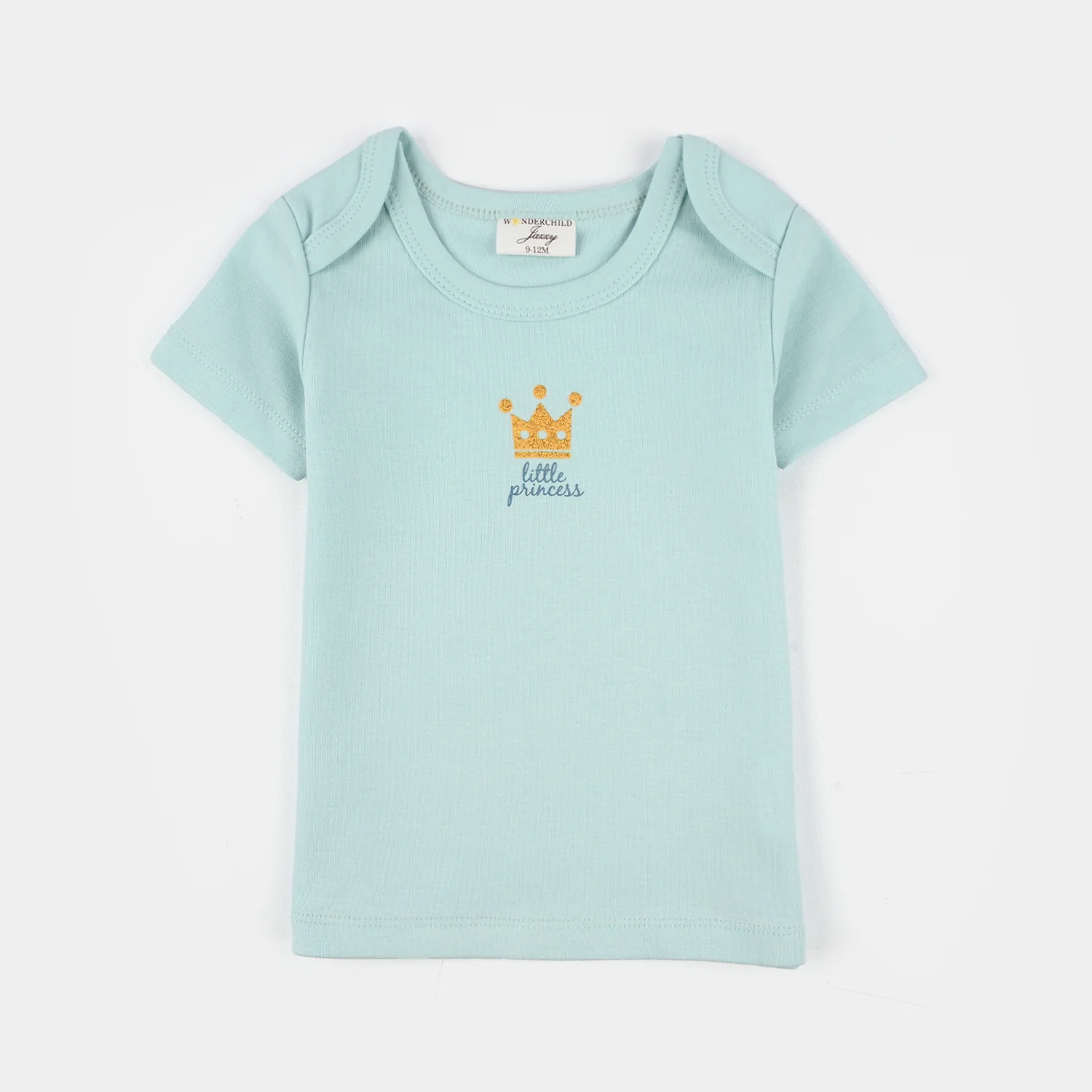 Infant Girls Jersey/Terry 3Pc Gift Set 287 - Blue - Image 2