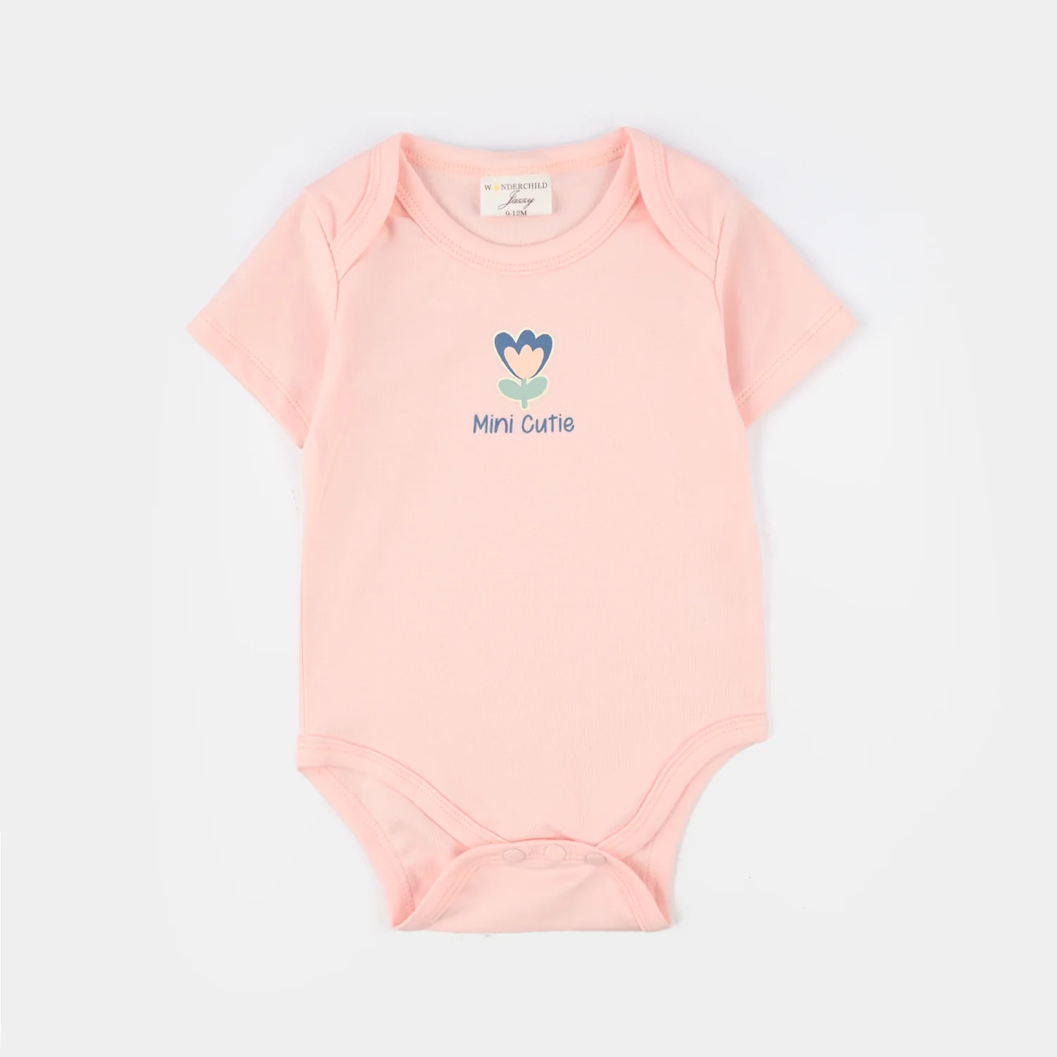 Infant Girls Jersey Terry 3Pc Suit - Pink - Image 3