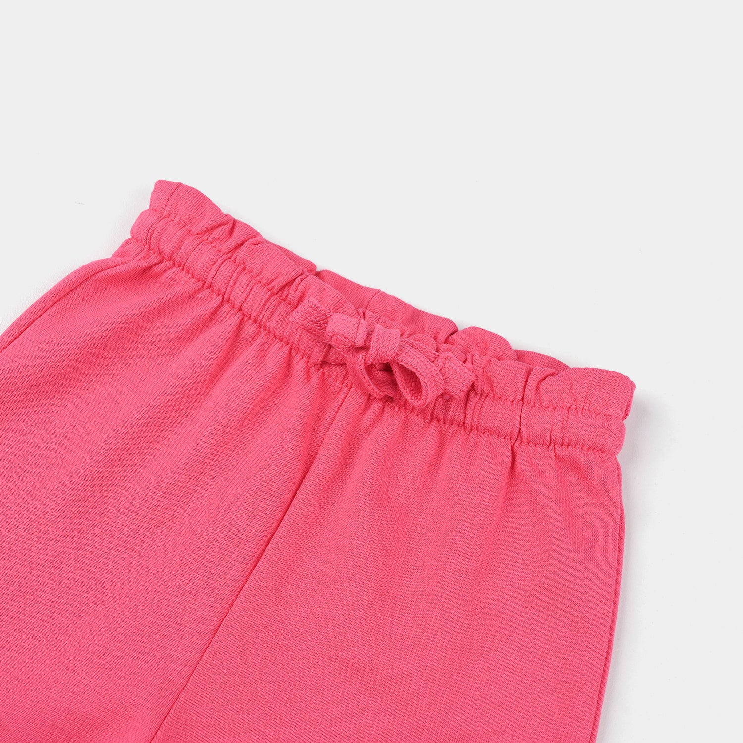 Infant Girls Jersey Terry Shorts (Basic) - Hot Pink - Image 2
