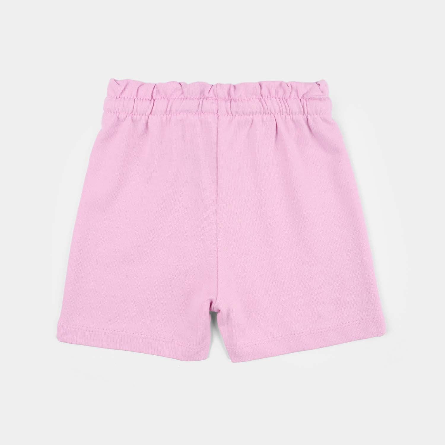 Infant Girls Jersey Terry Shorts (Basic) - Pink - Image 3