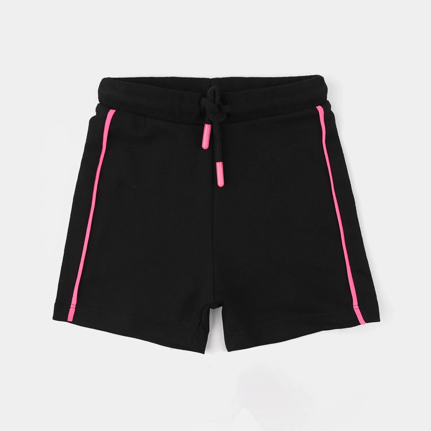 Infant Girls Jersey/Terry Shorts - Jet Black