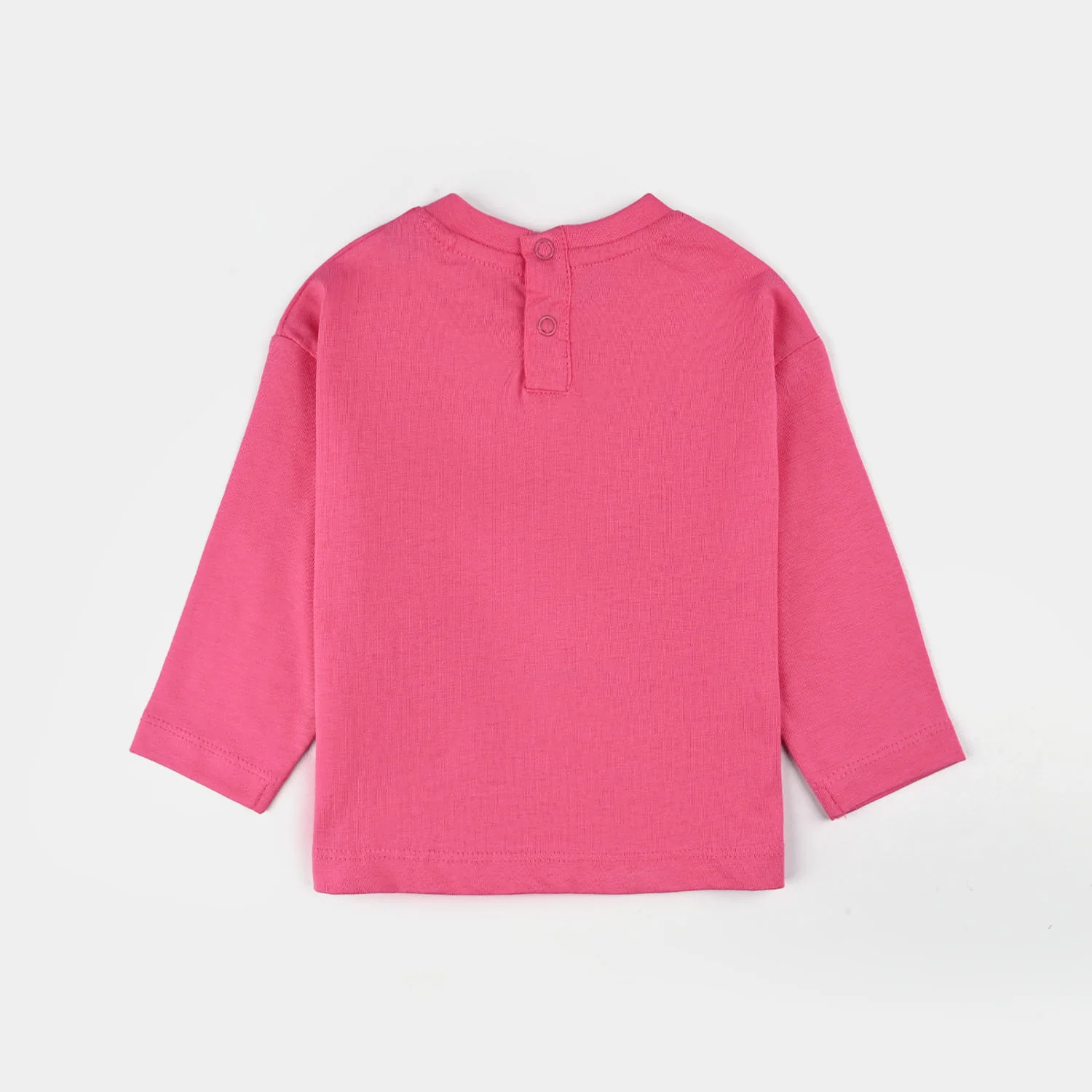 Infant Girls Jersey/Terry T-Shirt - Pink - Image 4