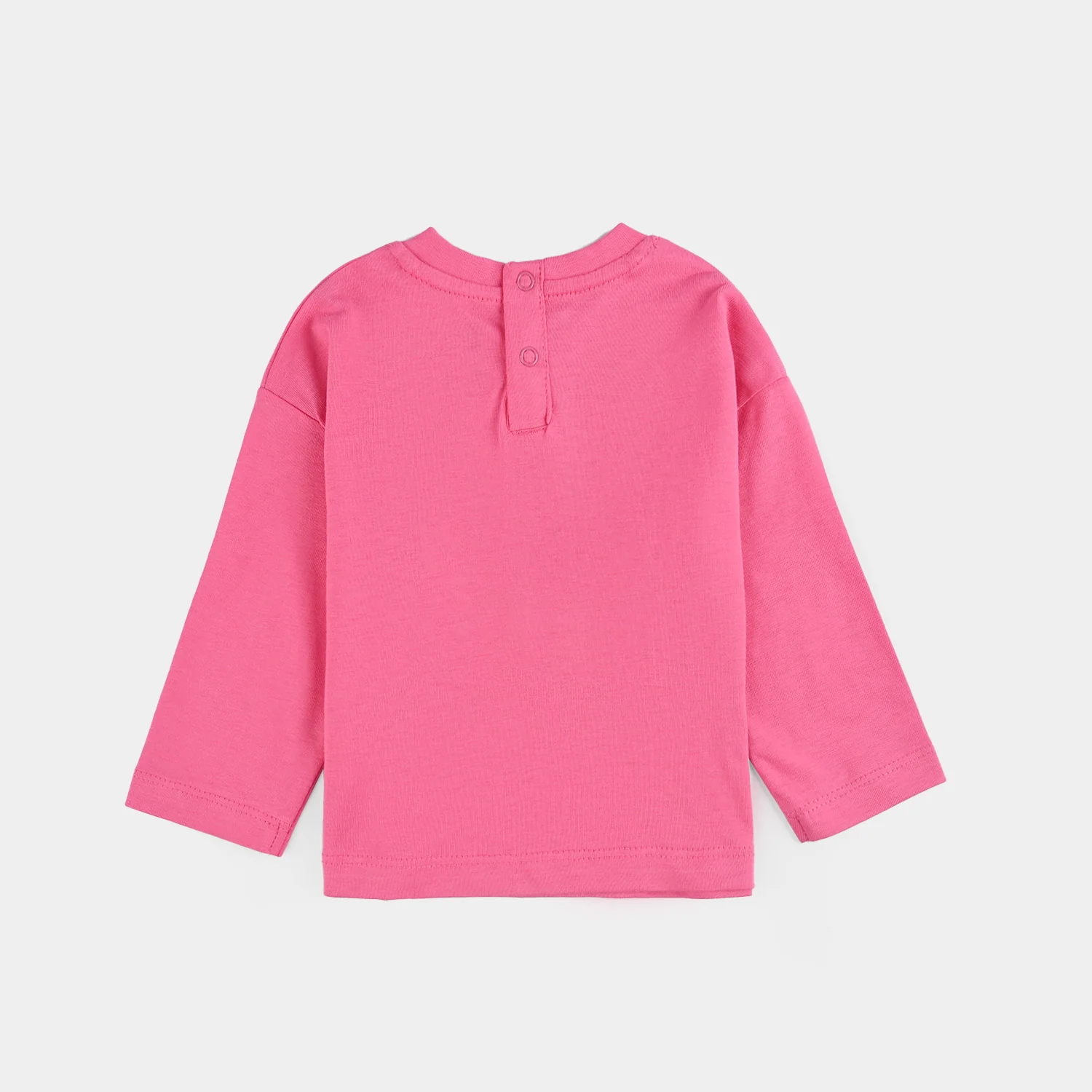 Infant Girls Jersey/Terry T-Shirt - Pink - Image 4