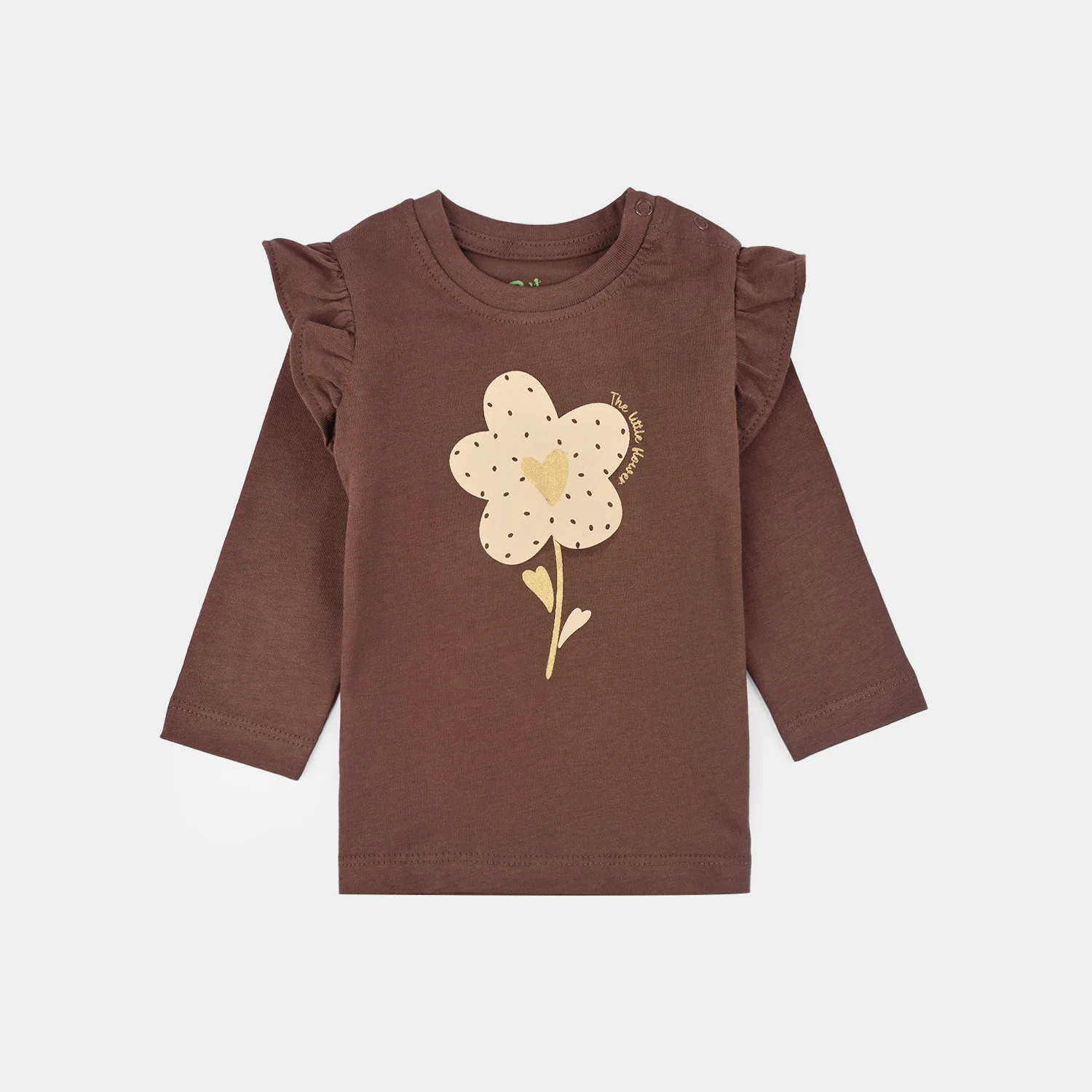 Infant Girls Jersey/Terry T-Shirt F/S THE LITTLE FLOWER