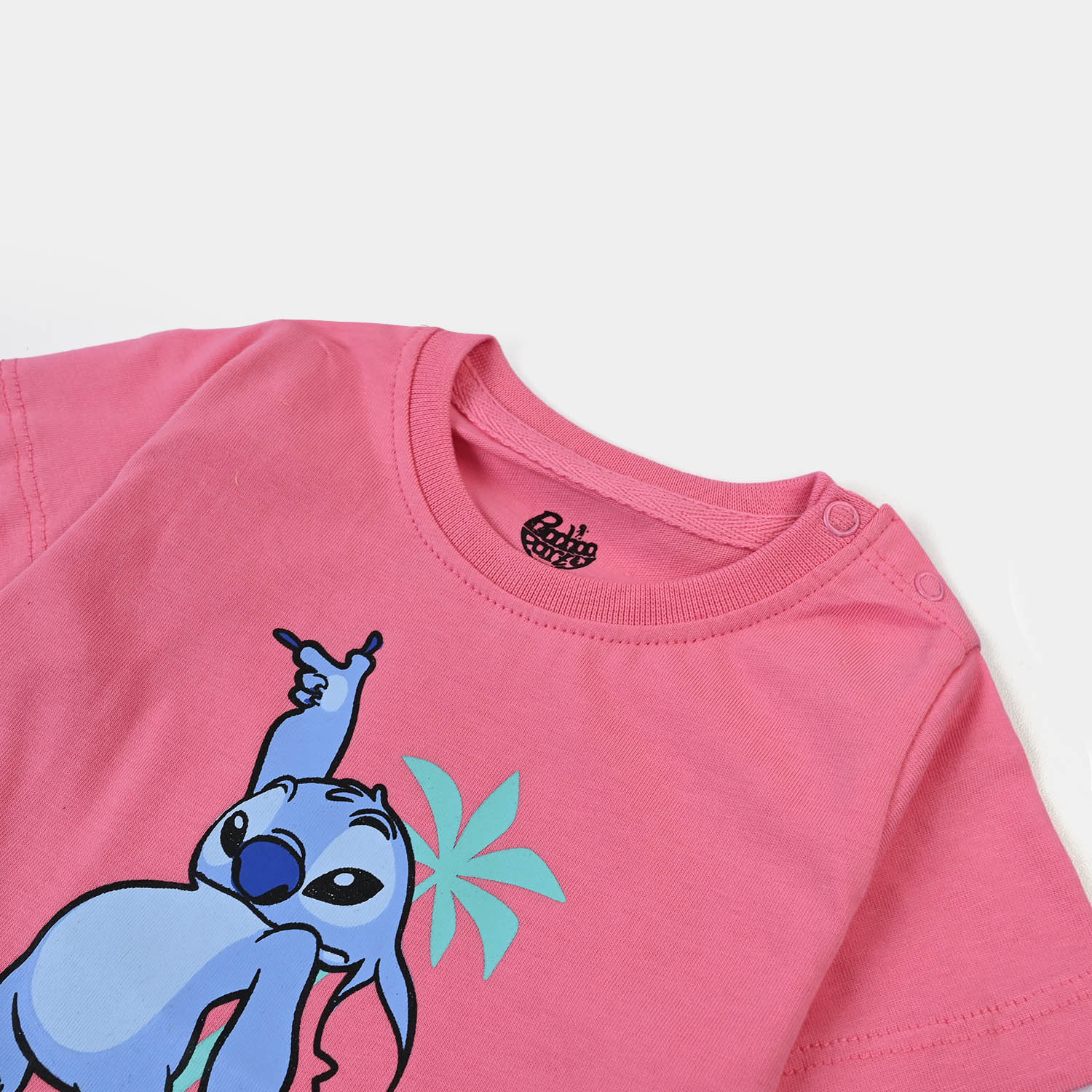 Infant Girls Jersey/Terry T-Shirt - Plumeria - Image 2