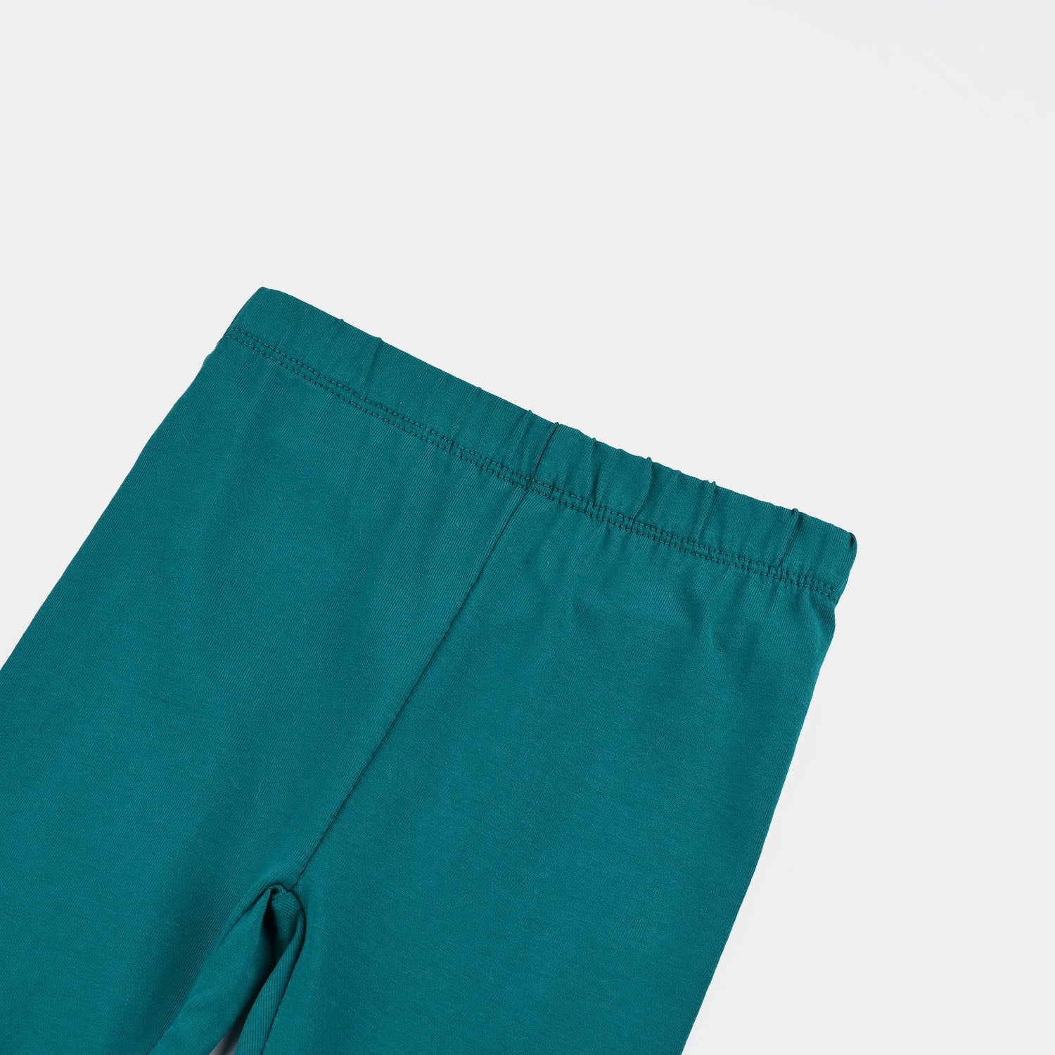 Infant Girls Jersey/Terry Tights - Green - Image 2