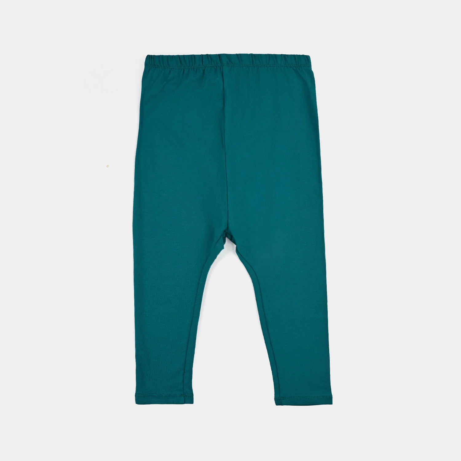 Infant Girls Jersey/Terry Tights - Green - Image 3