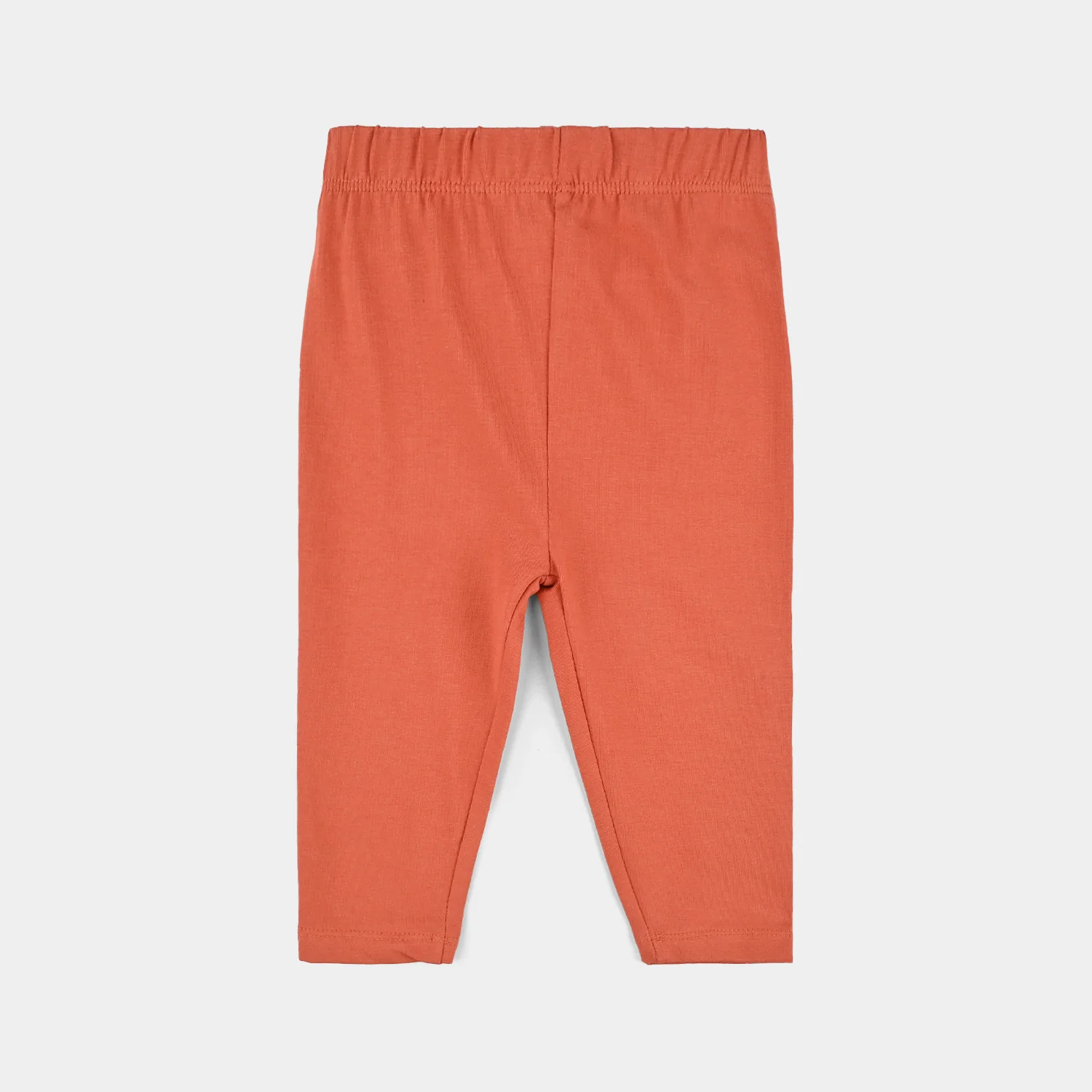 Infant Girls Jersey/Terry Tights Orange