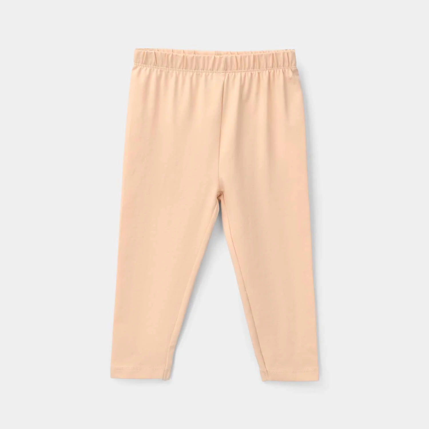 Infant Girls Lycra Jersey Tights - Camel - Image 4