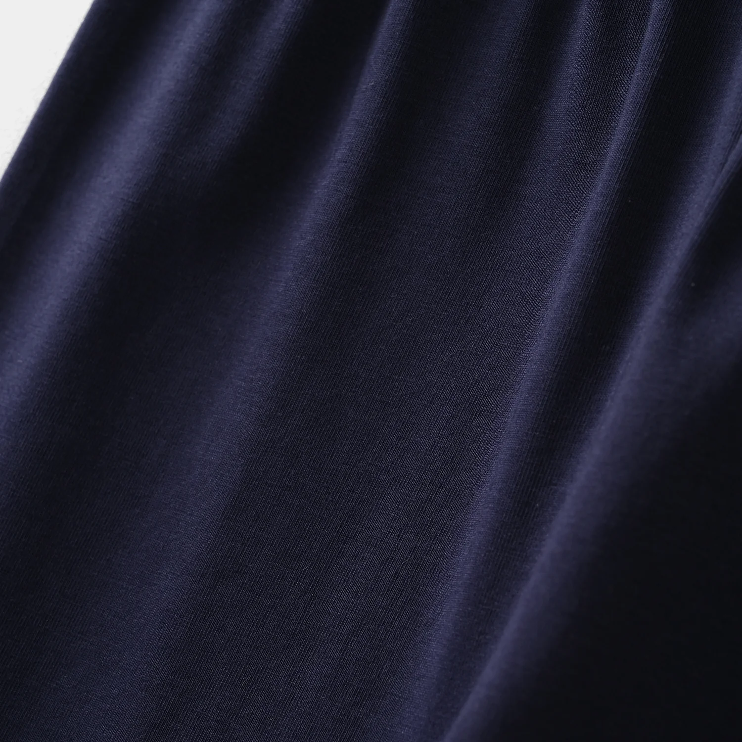 Infant Girls Lycra Jersey Tights - Navy - Image 2
