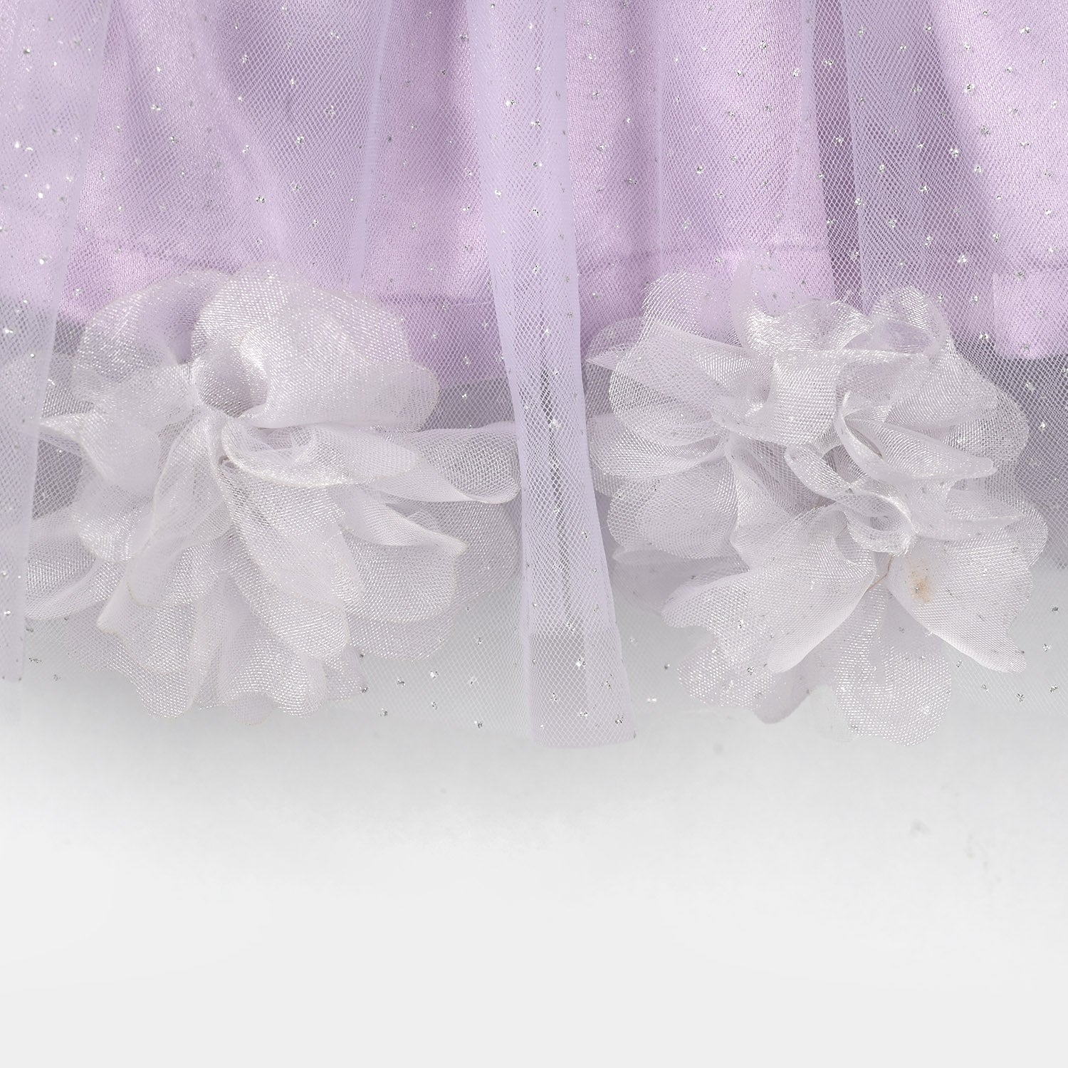 Infant Girls Net Fancy Frock (Little Fairy) - Lilac - Image 3