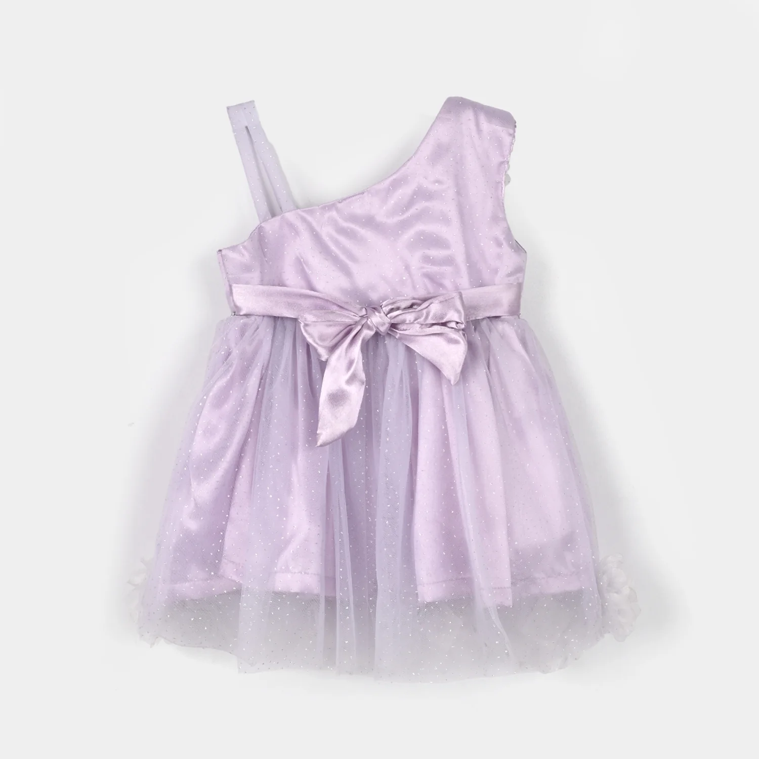 Infant Girls Net Fancy Frock (Little Fairy) - Lilac - Image 4
