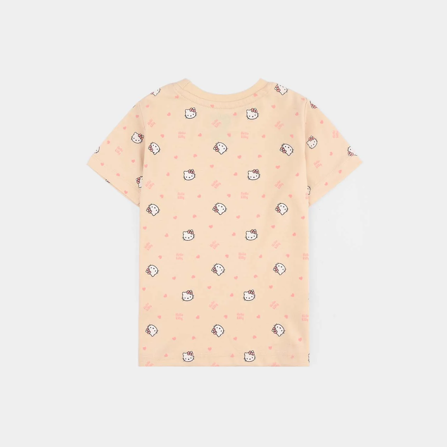 Infant Girls PC Jersey Night Suit (Character) - Sand - Image 3
