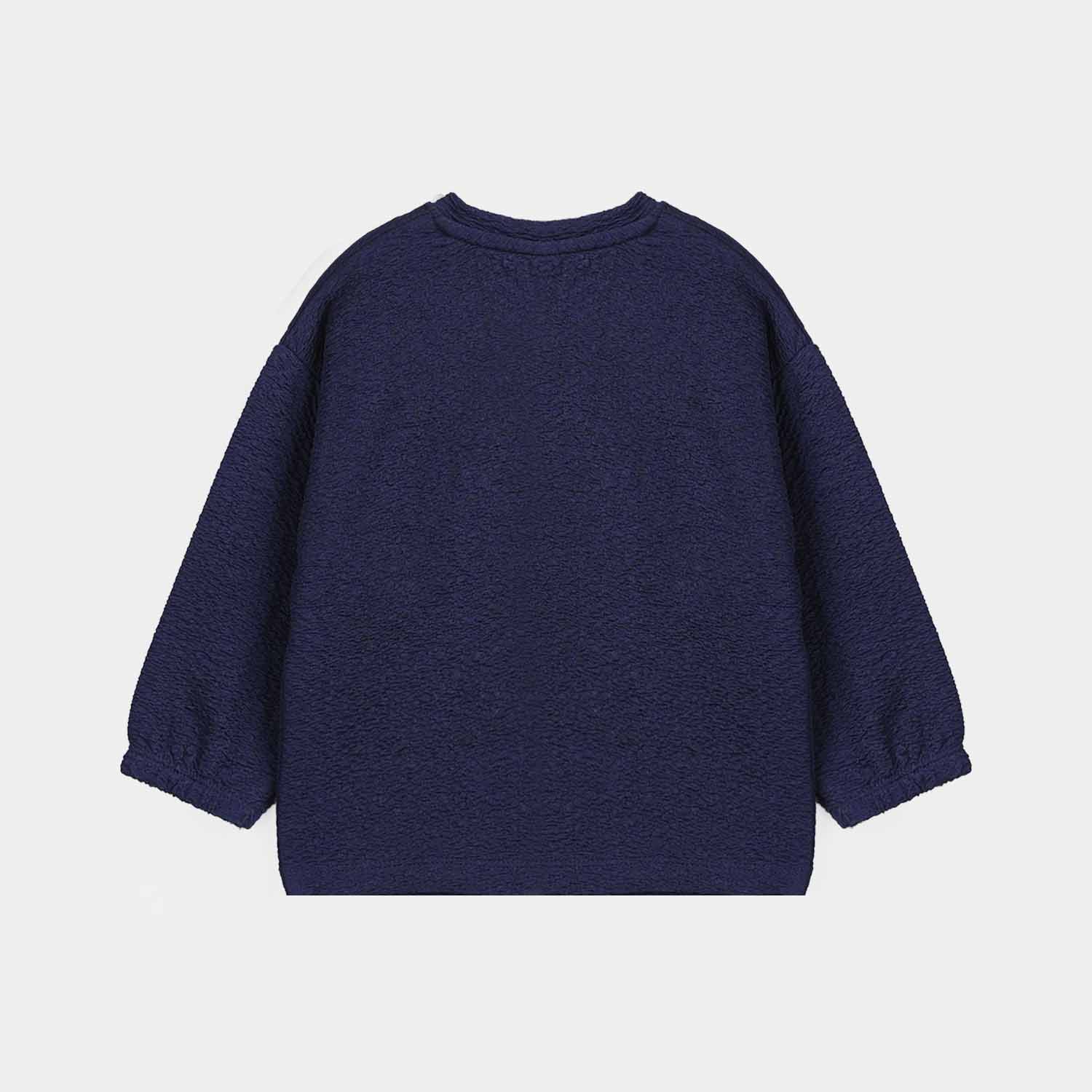 Infant Girls Poly Crinkle 2 Piece Suit FAVORITE THING-NAVY - Image 4
