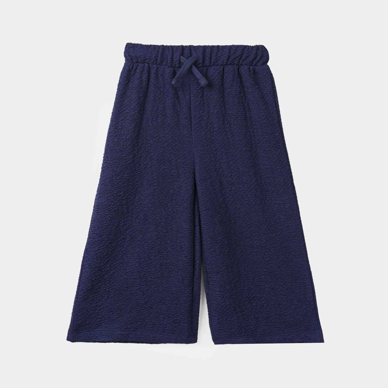 Infant Girls Poly Crinkle 2 Piece Suit FAVORITE THING-NAVY - Image 5