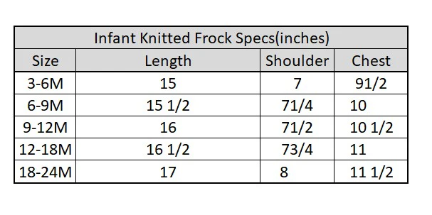 Infant Girls Poly Crinkle Knitted Frock - Brown - Image 7