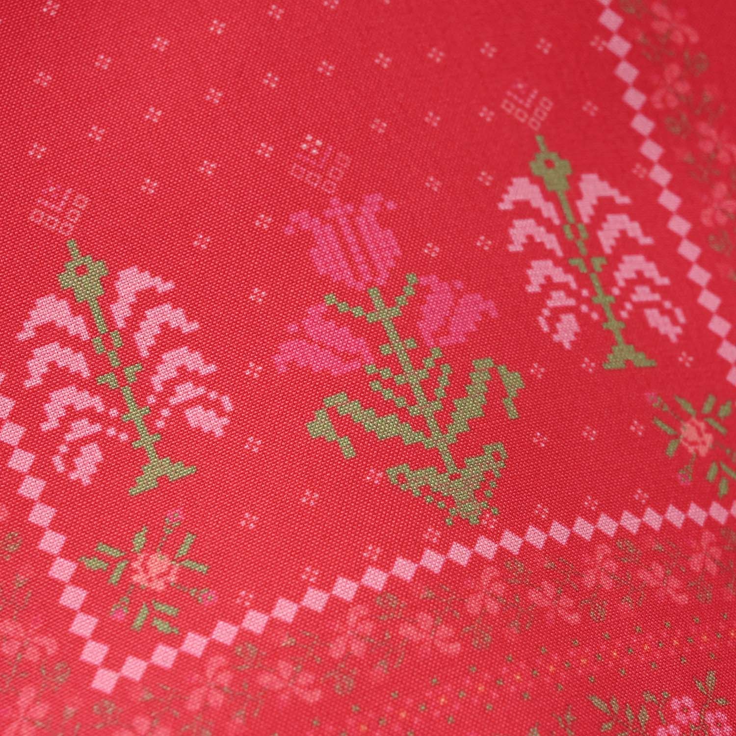 Infant Girls Poly Twill Printed Kurti - Shocking Pink - Image 3