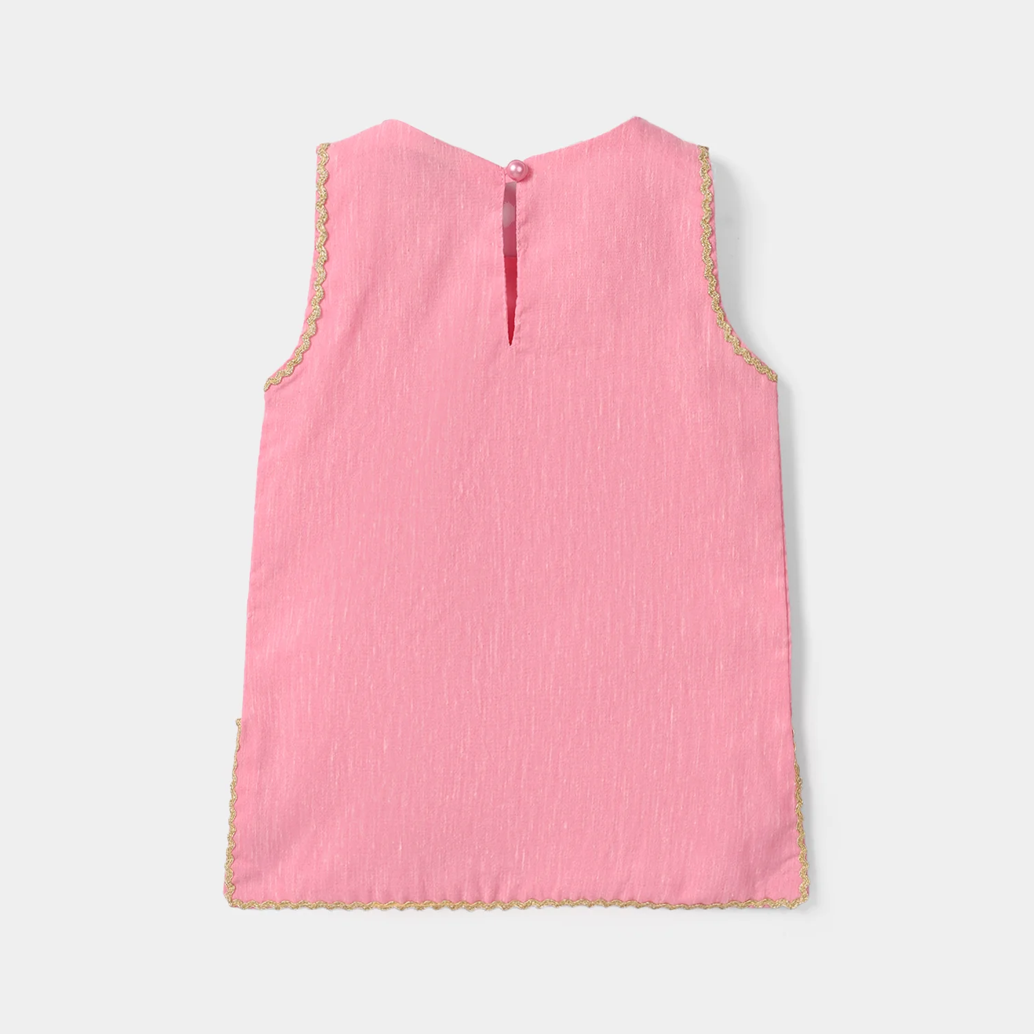 Infant Girls Poly Viscos 2Pcs Shingaar - Pink - Image 6