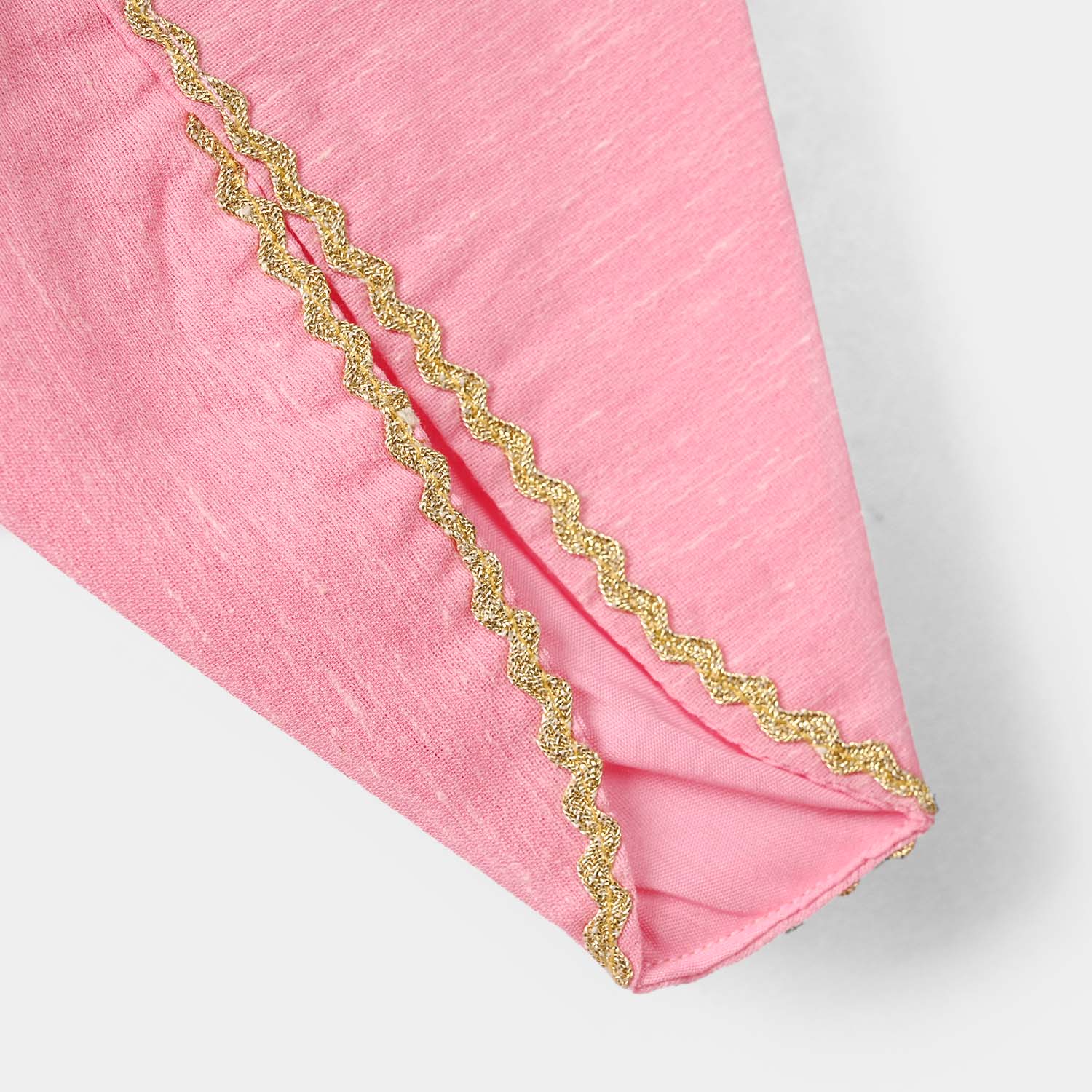 Infant Girls Poly Viscos 2Pcs Shingaar - Pink - Image 8