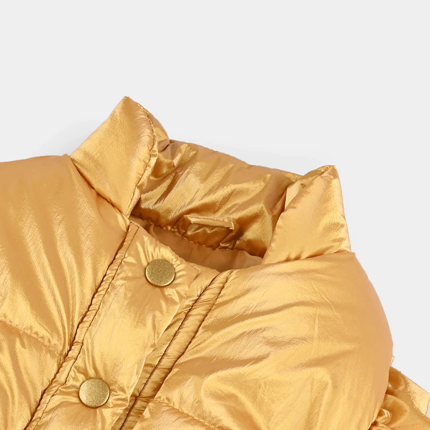 Infant Girls Quilted Jacket S/L Galaxy-GOLDEN - Image 2