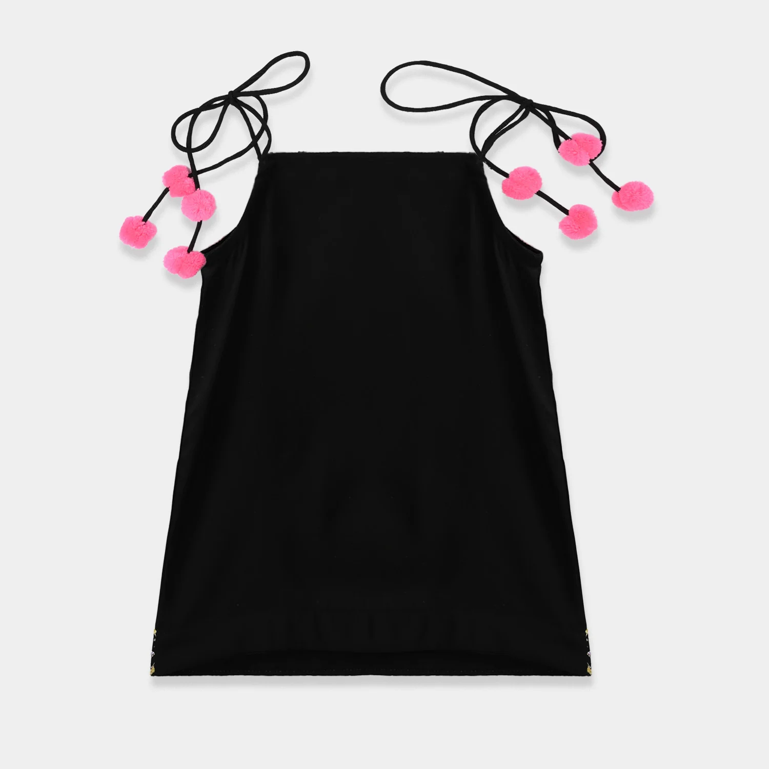 Infant Girls Raw Silk 2-Piece Set (Mah-E-Rang) - Black - Image 6