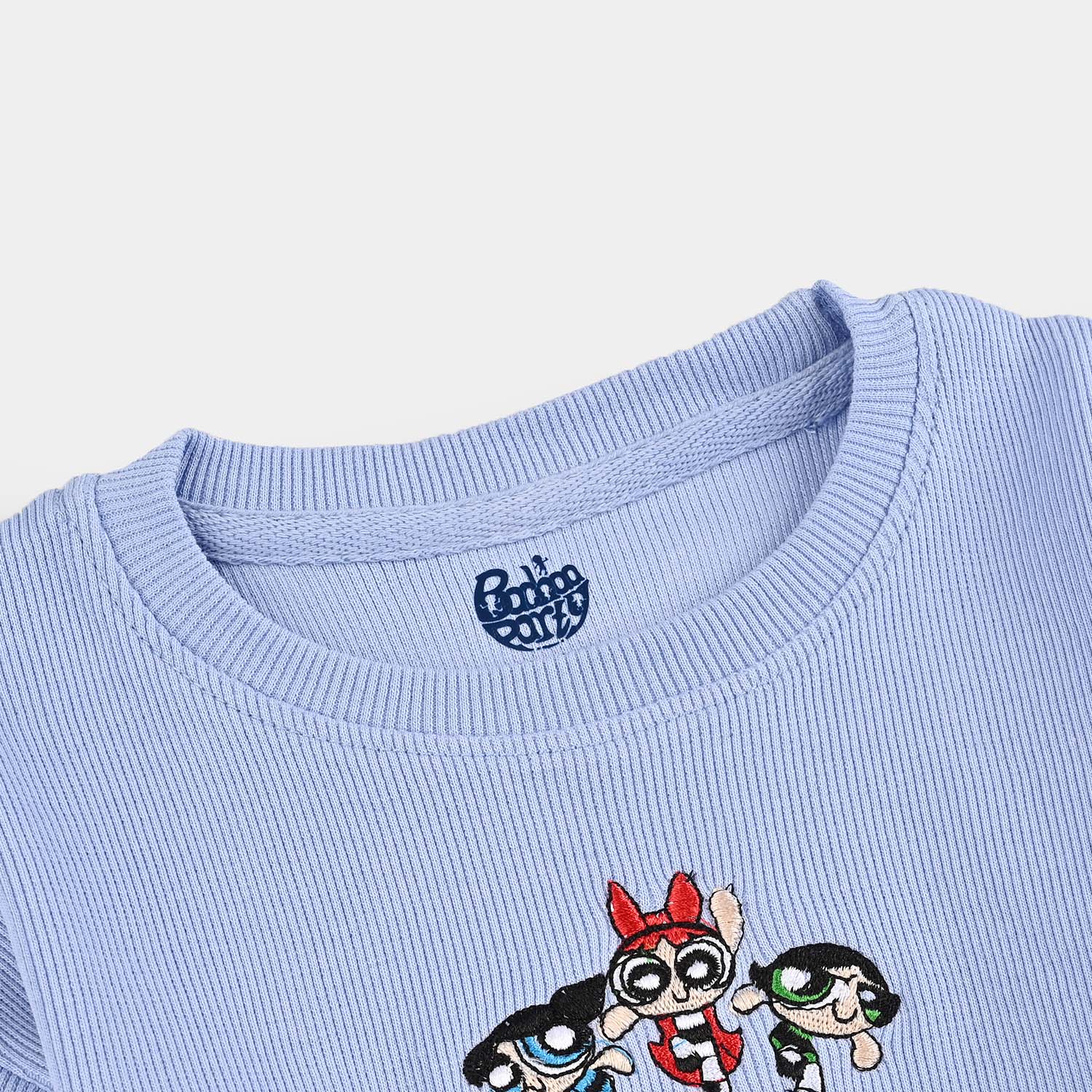 Infant Girls Rib T-Shirt H/S Character - Image 2
