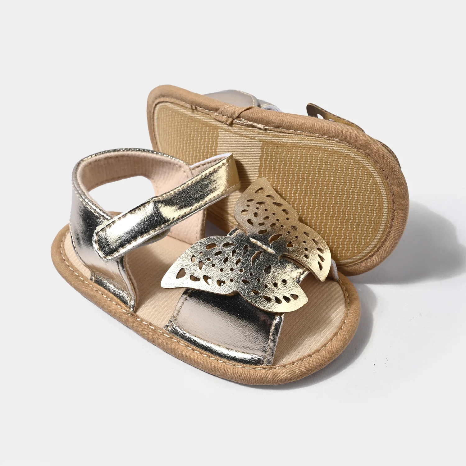 Infant Girls Shoes C-489-GOLDEN - Image 2