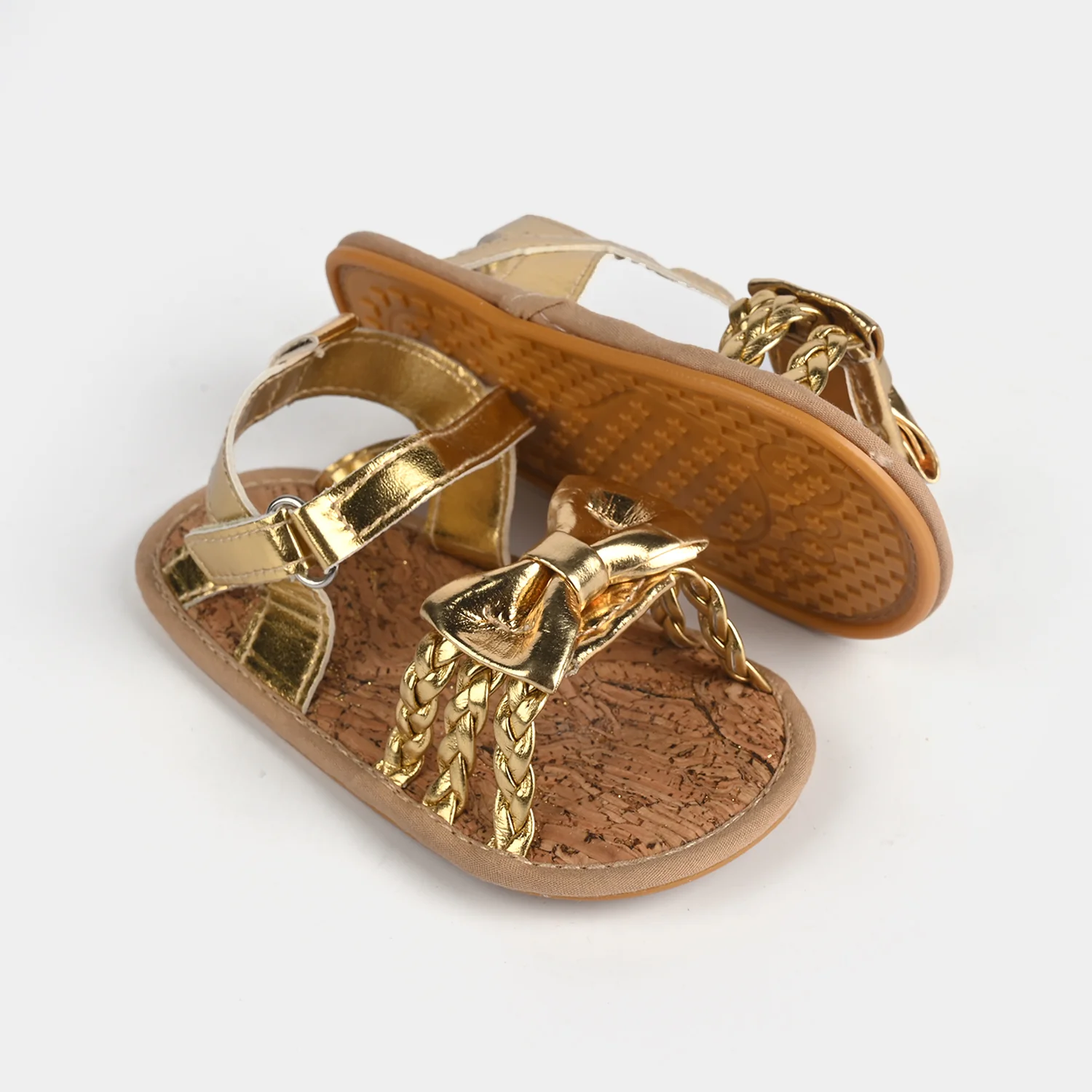 Infant Girls Shoes C-630-Golden - Image 2