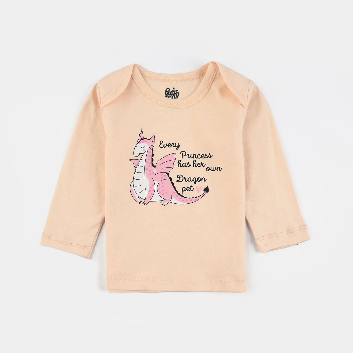 Infant Girls Cotton T-Shirt 3 Pcs (Princess World) - Image 3