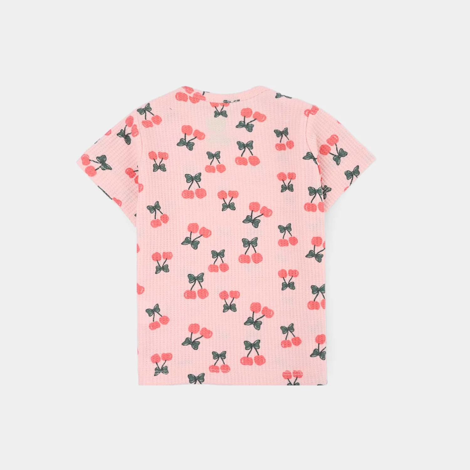 Infant Girls Thermal T-Shirt - Cherry Pink - Image 3