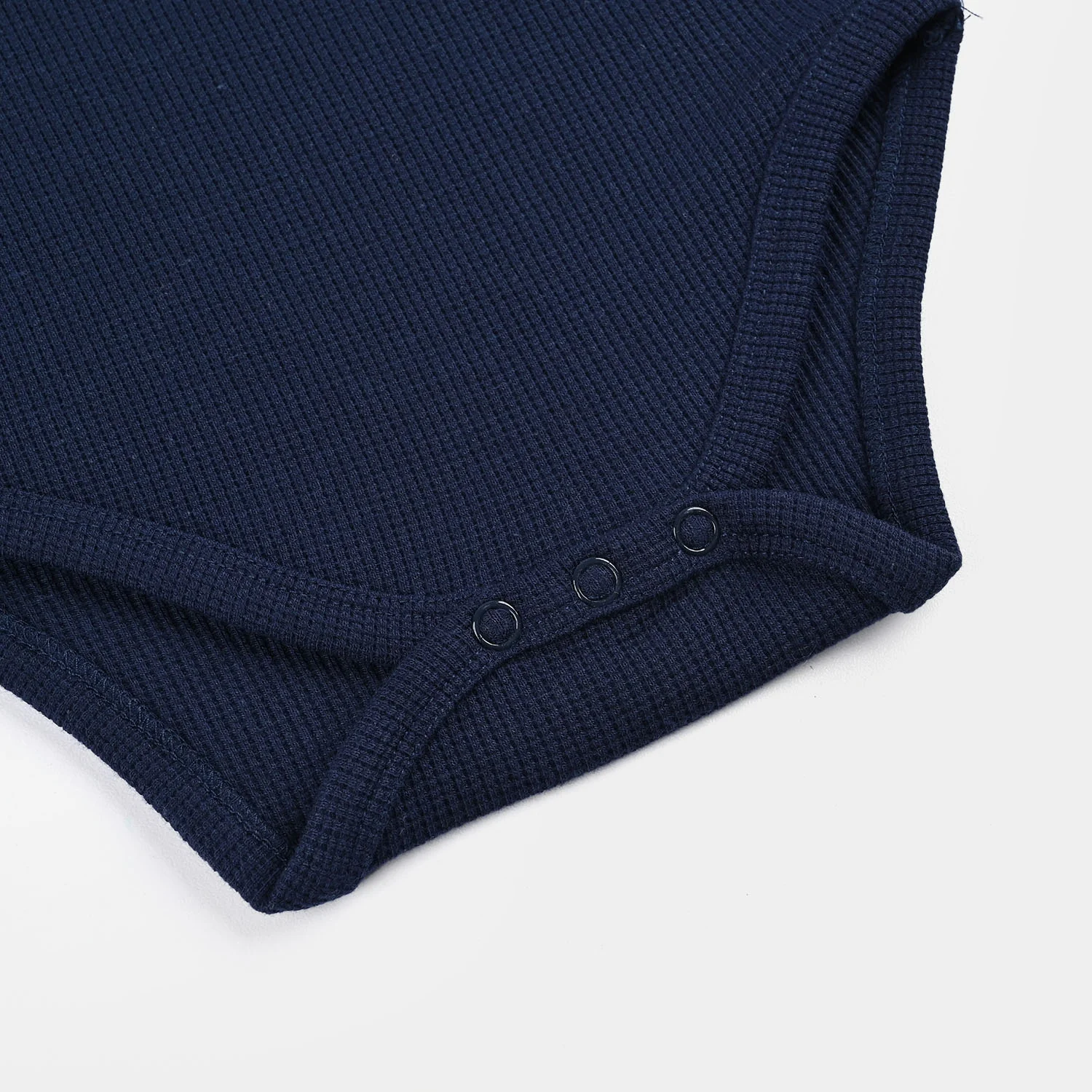 Infant Girls Thermal F/S Romper BASIC-NAVY - Image 3