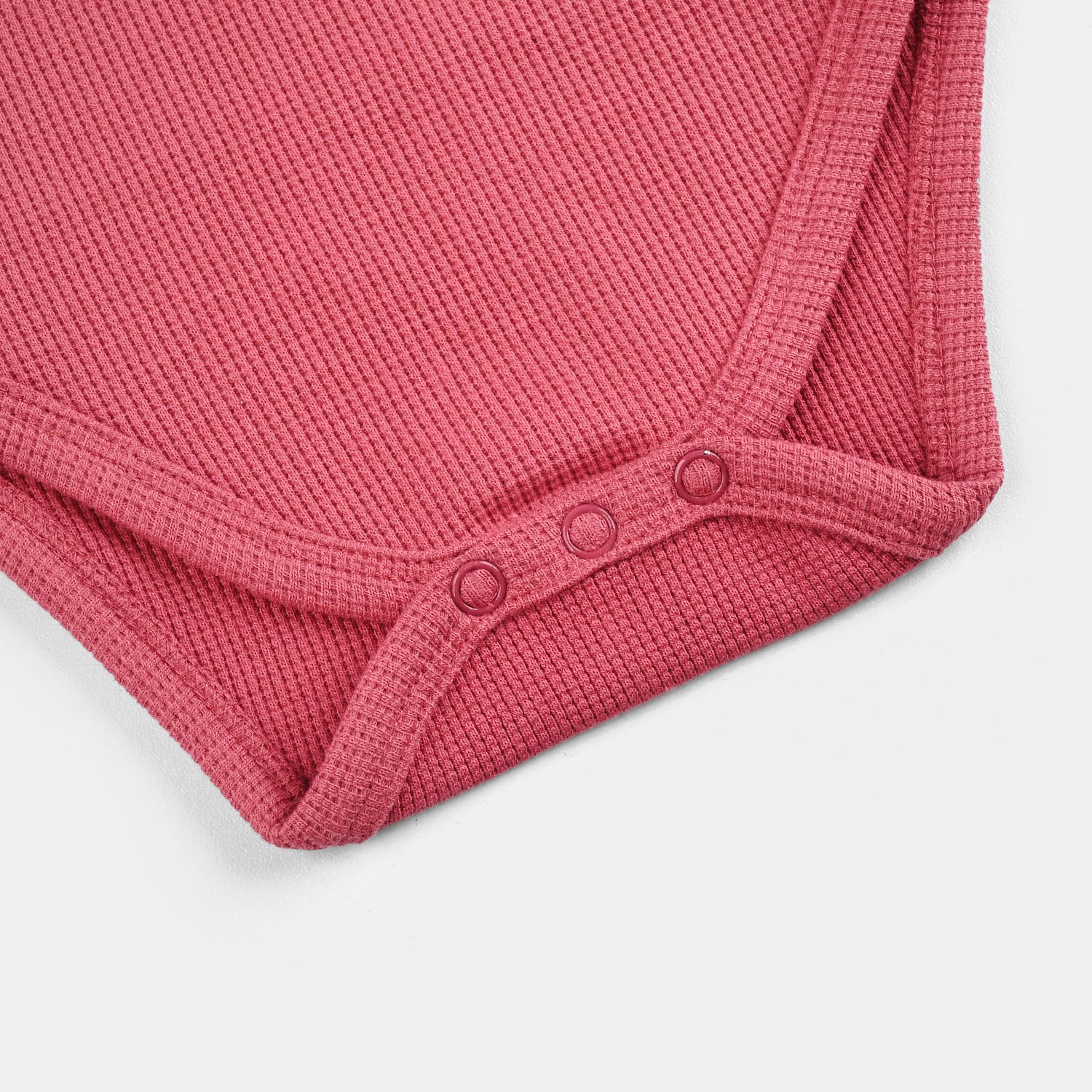 Infant Girls Thermal F/S Romper SLATE ROSE - Image 3