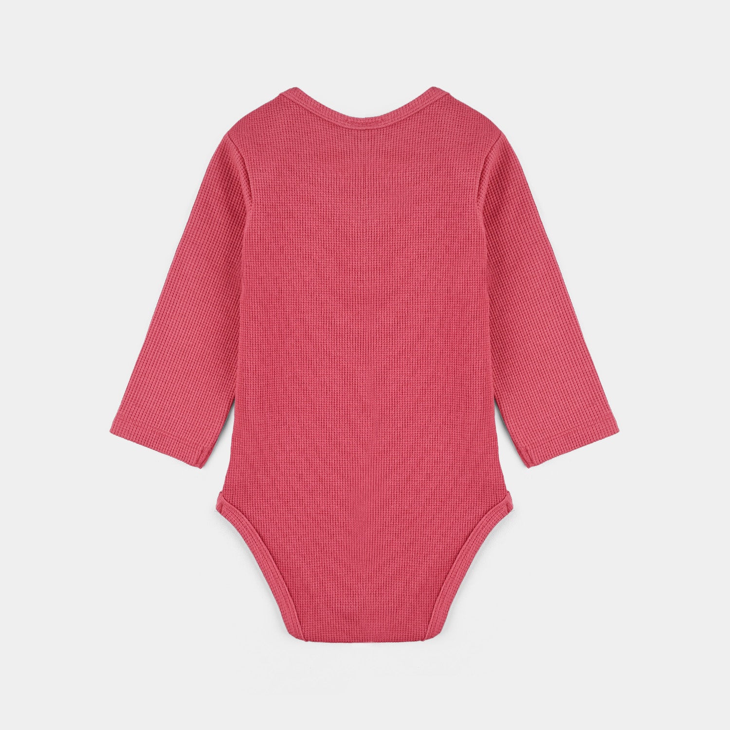 Infant Girls Thermal F/S Romper SLATE ROSE - Image 4