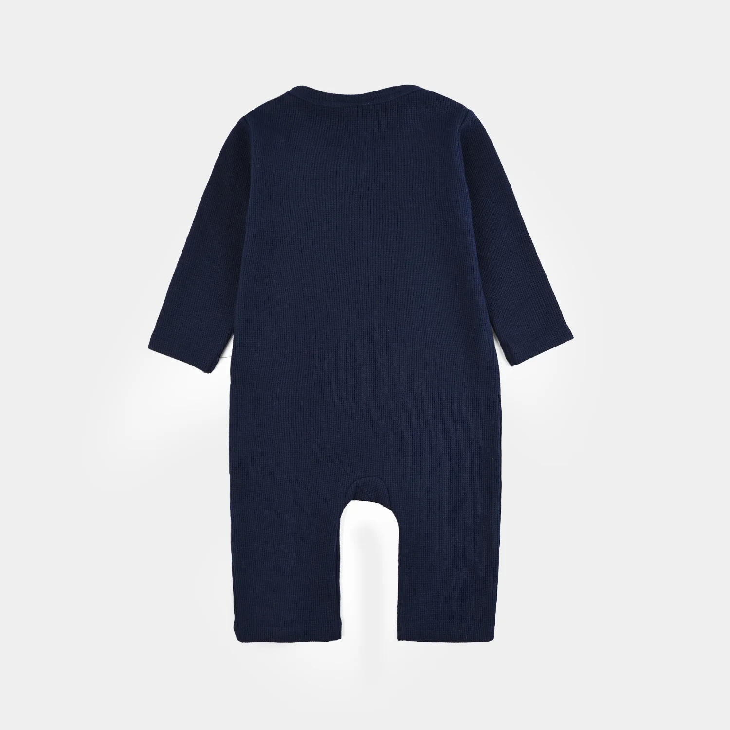 Infant Girls Thermal Romper BUNNY-NAVY - Image 4