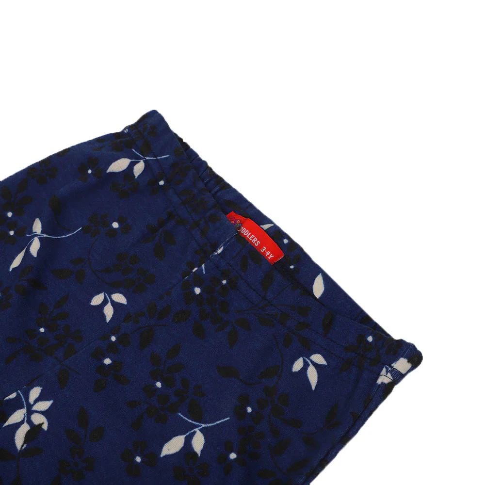 Infant Girls Tights Printed Mix E-C  - Blue - Image 2