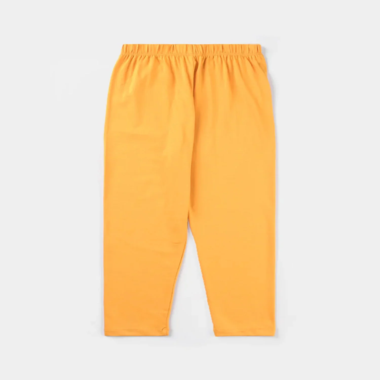 Infant Girls Jersey/Terry Tights-Yellow