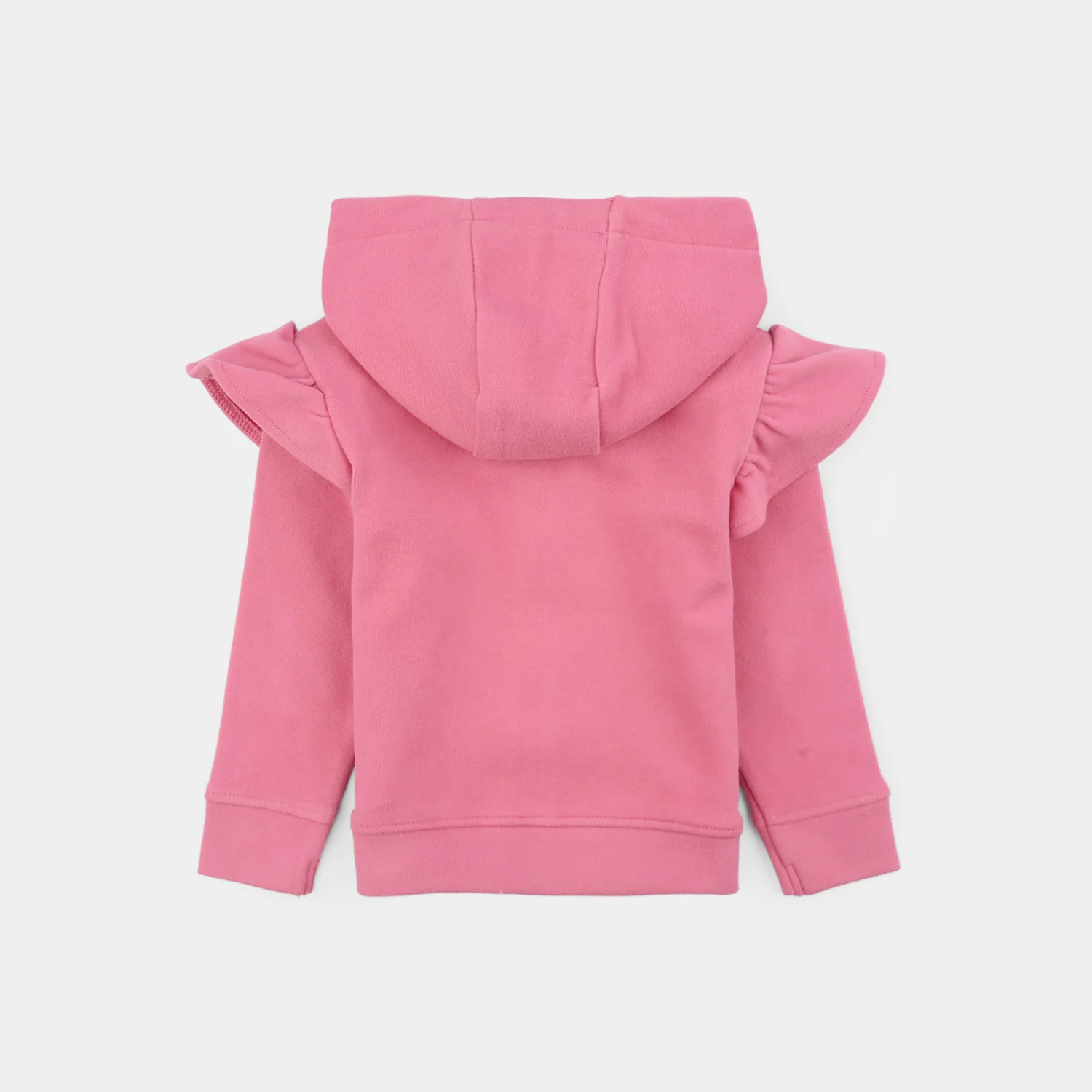 Infant Girls Velour Jacket Growing-Pink - Image 4