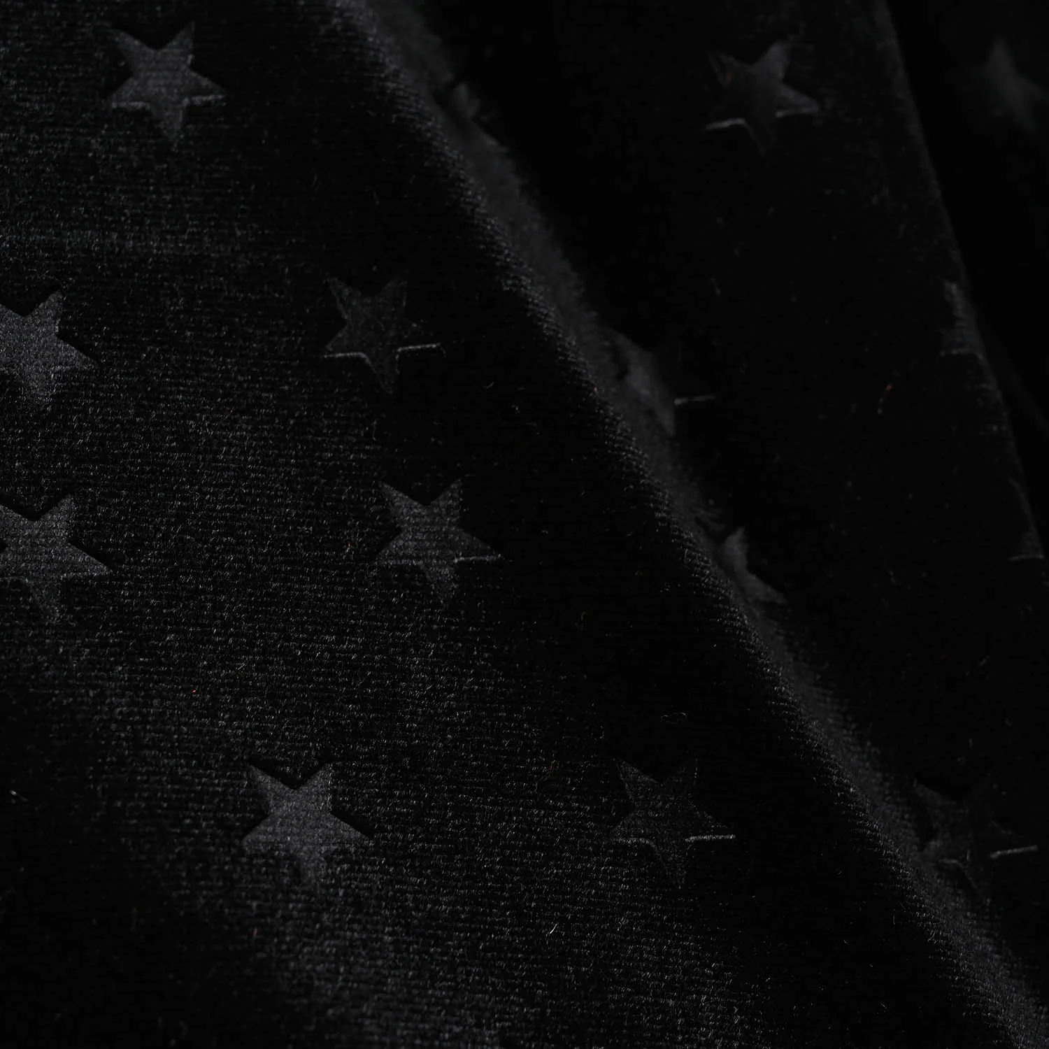 Girls Soft Plush Sweatshirt (Stars) - Black - Image 4